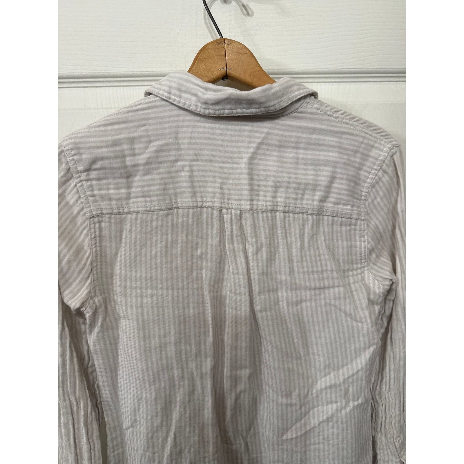 Faherty Faherty Striped Cotton Double-Pocket Gauze Button Down, S Size S / US 4 / IT 40 - 8 Thumbnail