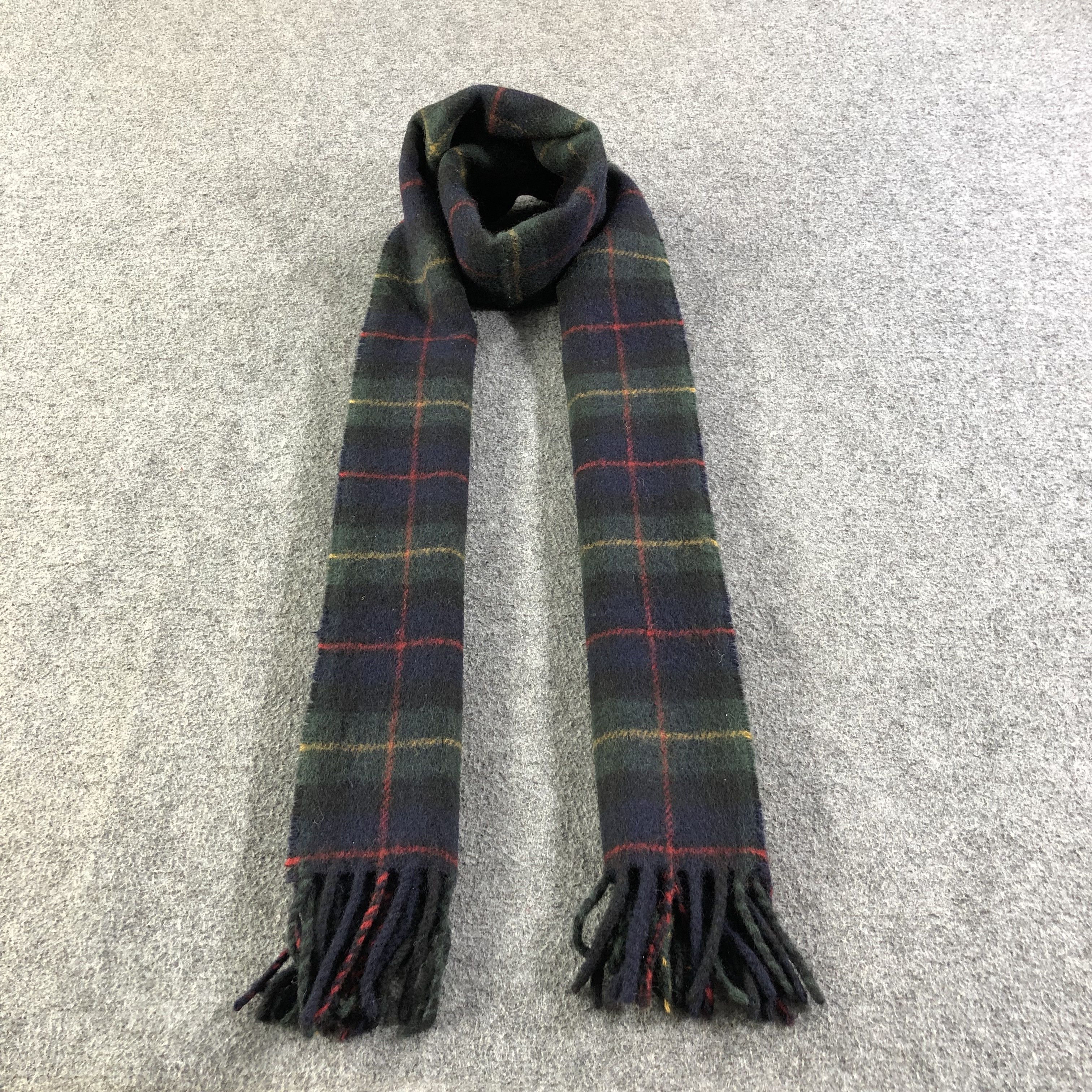 Polo Ralph Lauren Polo Ralph Lauren Tartan Wool Scarf Muffler V1204 Size ONE SIZE - 1 Thumbnail