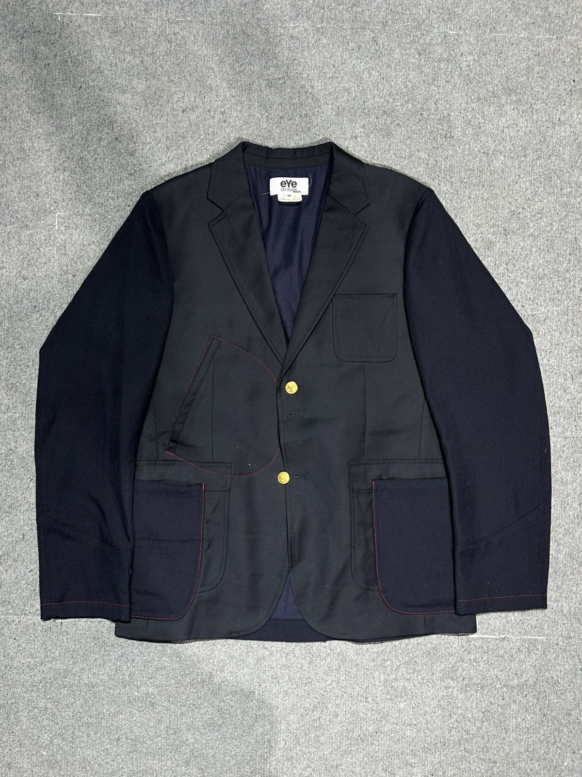 Comme des Garcons eye COMME des GARÇONS JUNYA WATANABE BrooksBrothers Blazer Size US M / EU 48-50 / 2 - 1 Thumbnail