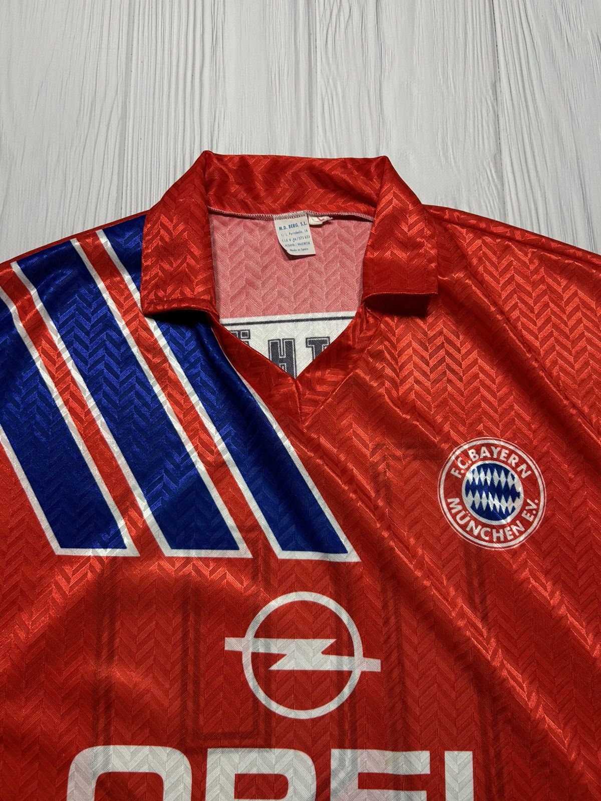 Vintage Vintage # 10 Matthaus FC Bayern Munchen Opel T-Shirt Jersey Size US L / EU 52-54 / 3 - 14 Thumbnail