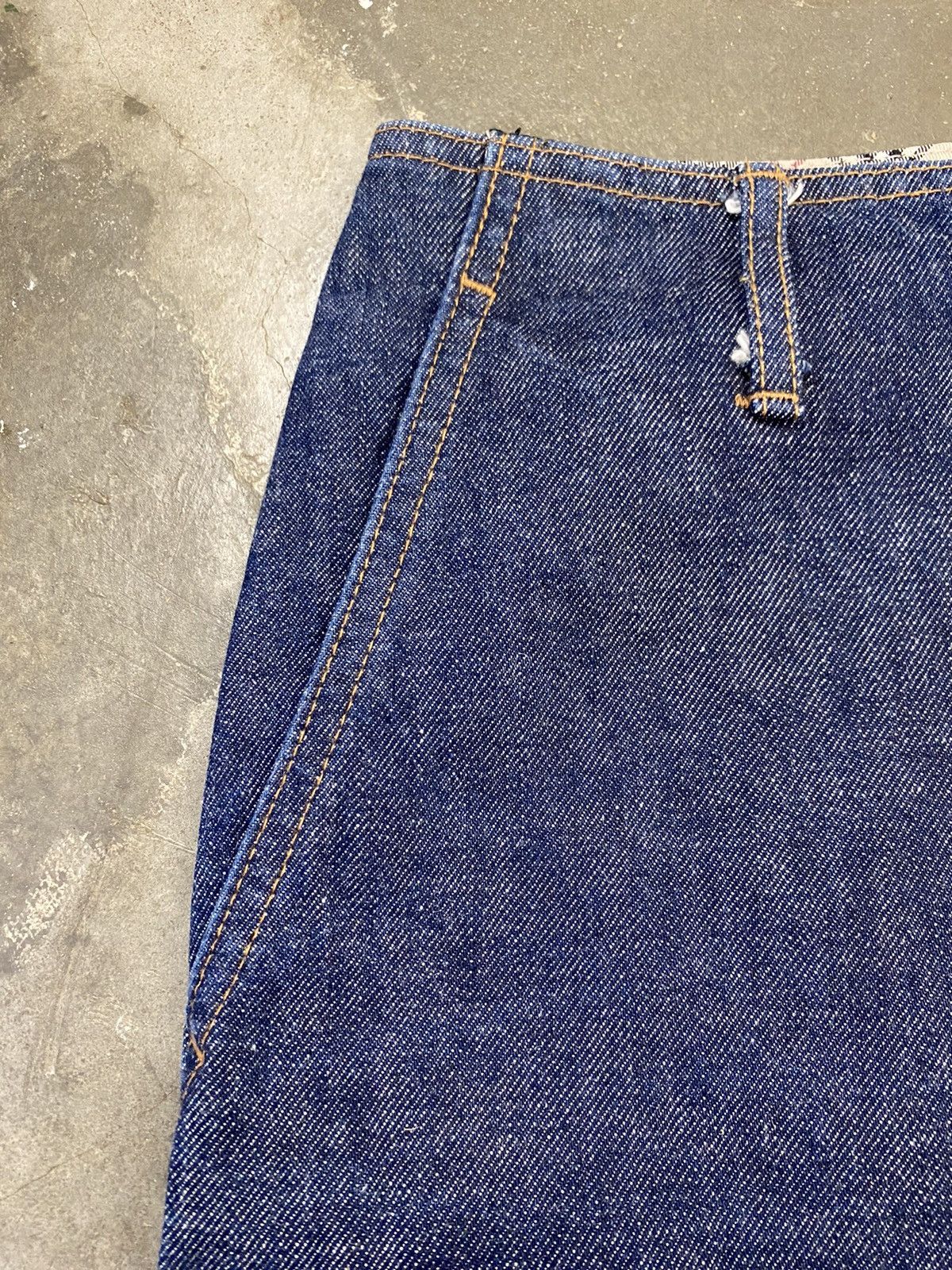 Burberry A12 Rare - Burberry London Jeans Mini Skirt Size 30" / US 8 / IT 44 - 6 Thumbnail