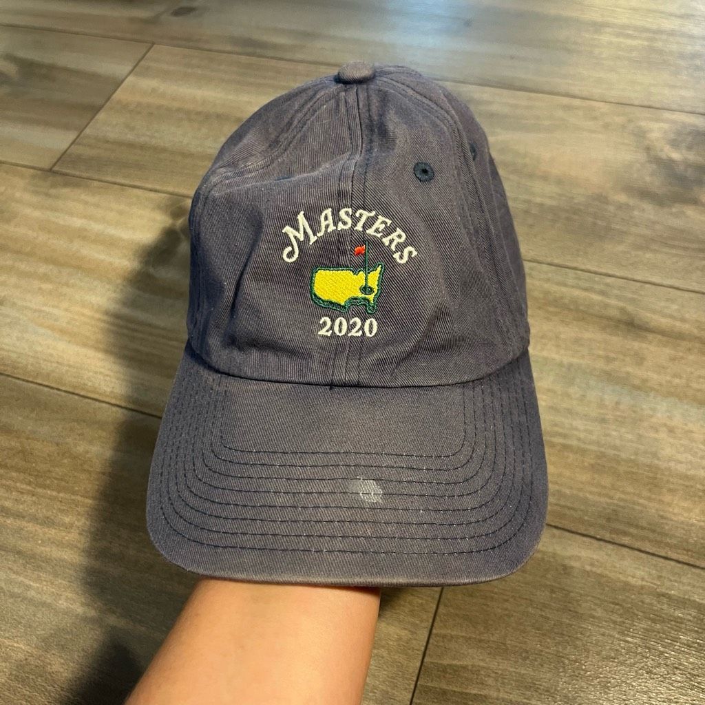 The Masters Masters Golf Grey Casual Athletic Strapback Hat Size ONE SIZE - 1 Thumbnail