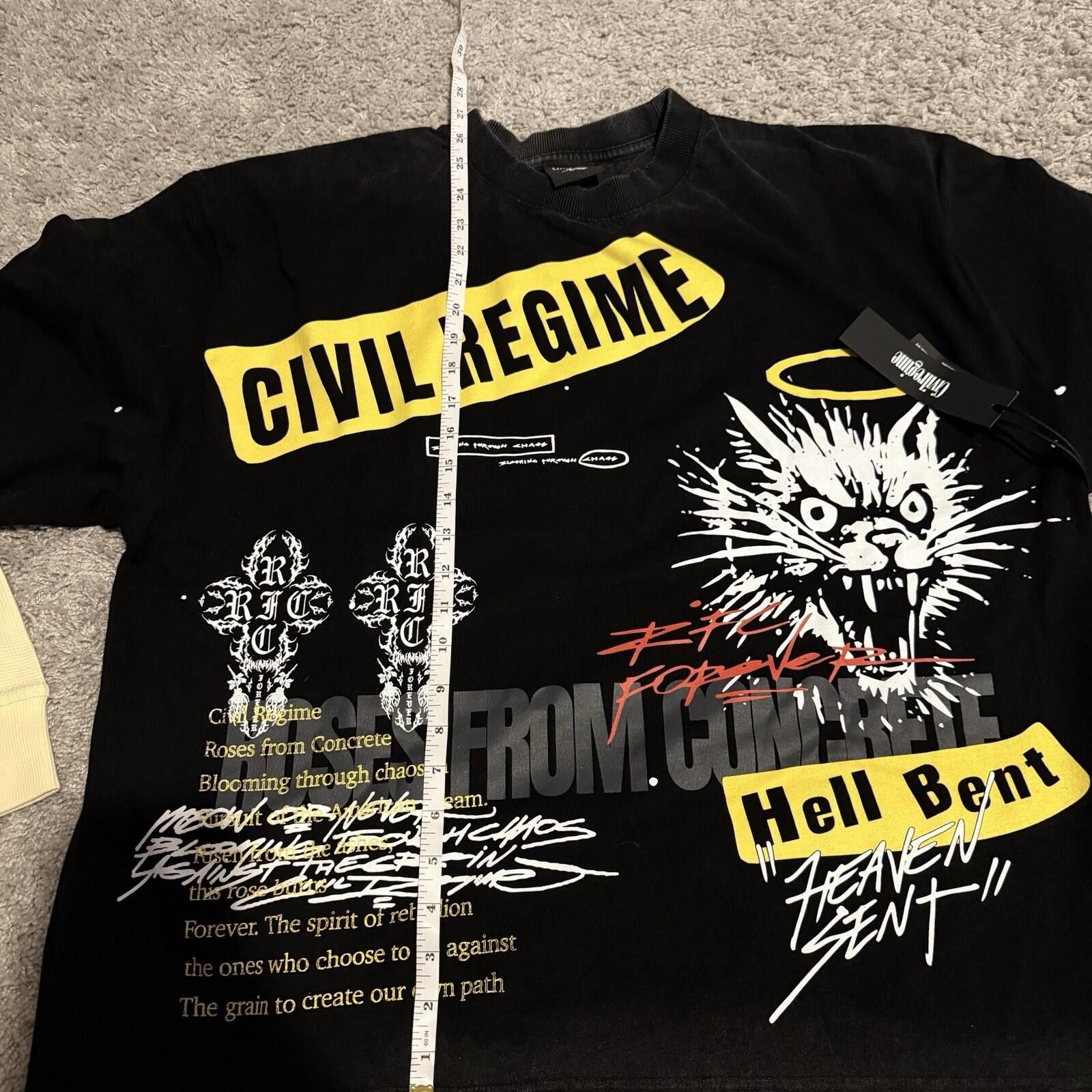 Civil Regime Civil Regime Hell Bent 199X Twofer Graphic T-Shirt size XL Size US XL / EU 56 / 4 - 3 Thumbnail