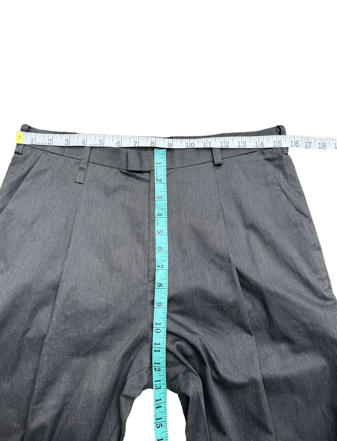 Vintage MILOK Protoculture Japan Grey Trouser Cropped Pant Size US 30 / EU 46 - 3 Thumbnail
