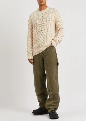Givenchy o1srvl11e0125 Carpenter Pants in Brown Size US 28 / EU 44 - 4 Thumbnail