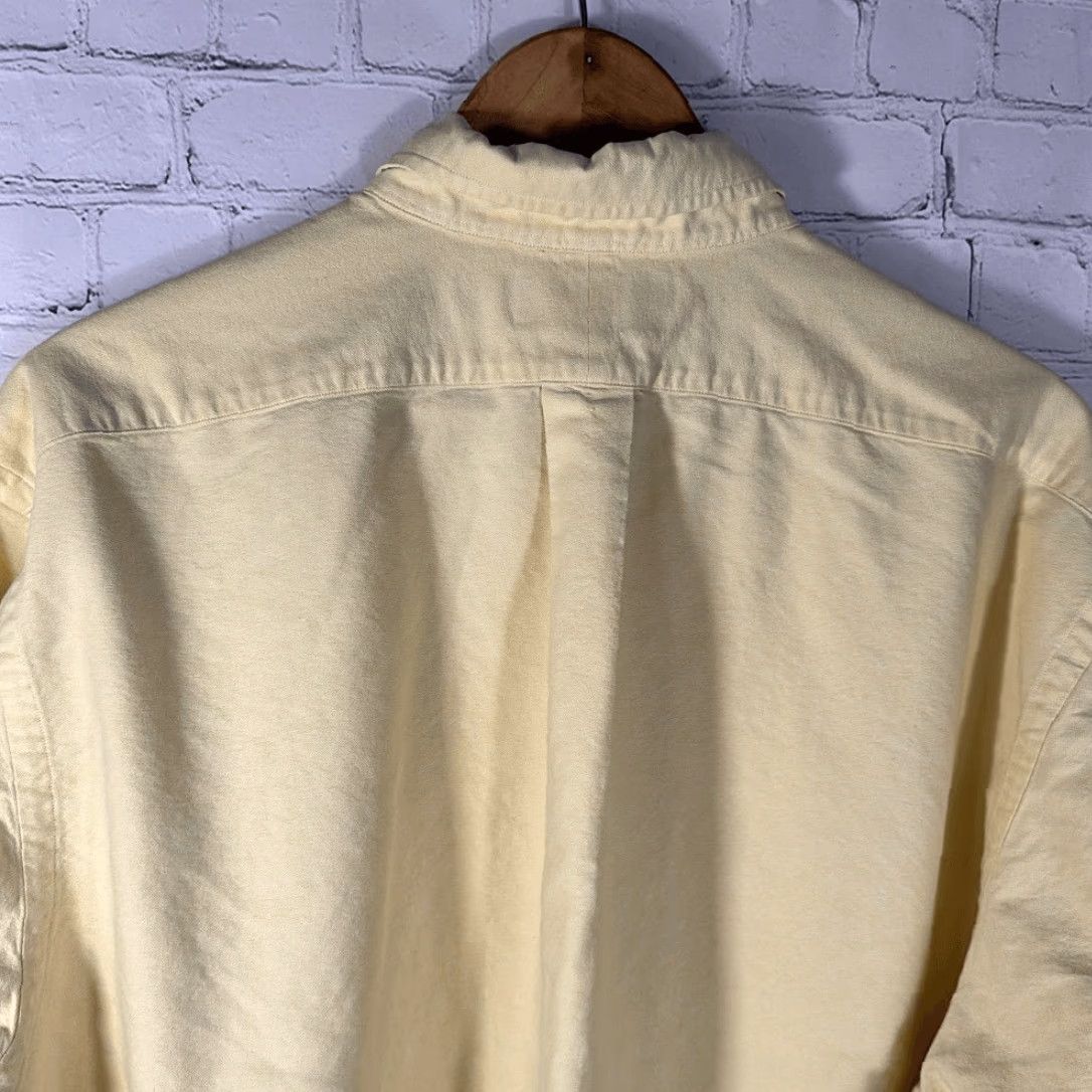 Polo Ralph Lauren Ralph Lauren Dress Shirt Pony Yarmouth Oxford Yellow Mens 16.5 35 Sz 16.5 Size 46R - 4 Thumbnail