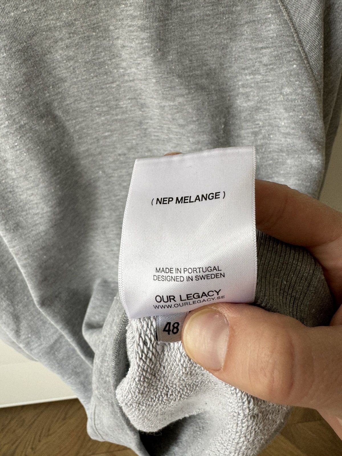 Our Legacy [48] 50s Great Sweat in Nep Melange (AW13) Size US M / EU 48-50 / 2 - 8 Thumbnail