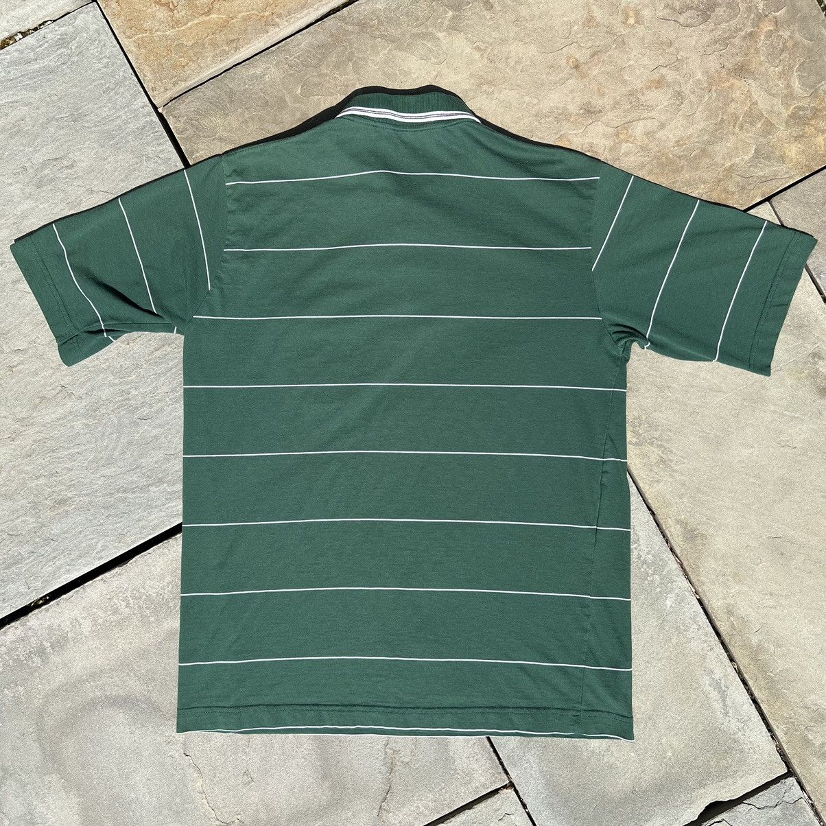 Knightsbridge × Vintage Y2K Green Striped Polo Shirt Size US M / EU 48-50 / 2 - 2 Thumbnail