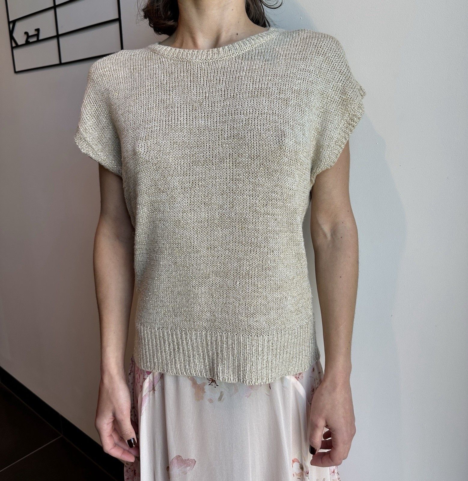 Dolce & Gabbana D&G Dolce&Gabbana Viscose Linen Knit Top Sweater Size L Size L / US 10 / IT 46 - 1 Thumbnail
