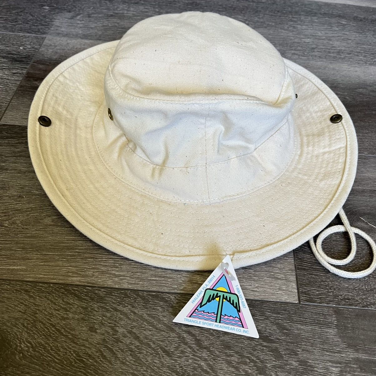Motorola New Vintage 1990s Motorola Logo Safari Bucket Sun Hat Strap Size ONE SIZE - 2 Thumbnail