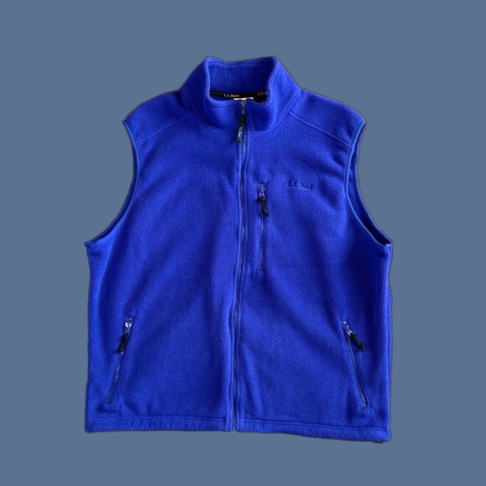 Vintage VINTAGE L.L. Bean Vest Full Zip Purple size Large Men Outdoor 90s Nature Size US L / EU 52-54 / 3 - 1 Thumbnail