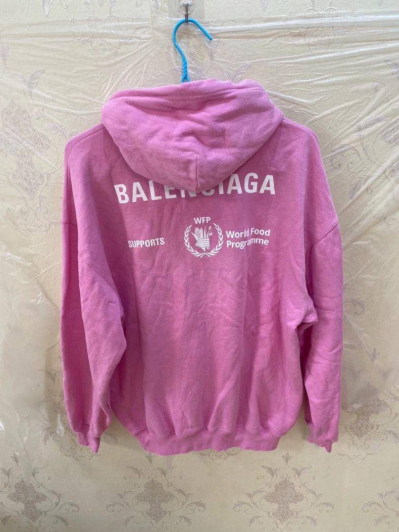 Balenciaga Balenciaga Logo letter print hooded long-sleeve sweater, l Size US XS / EU 42 / 0 - 3 Thumbnail