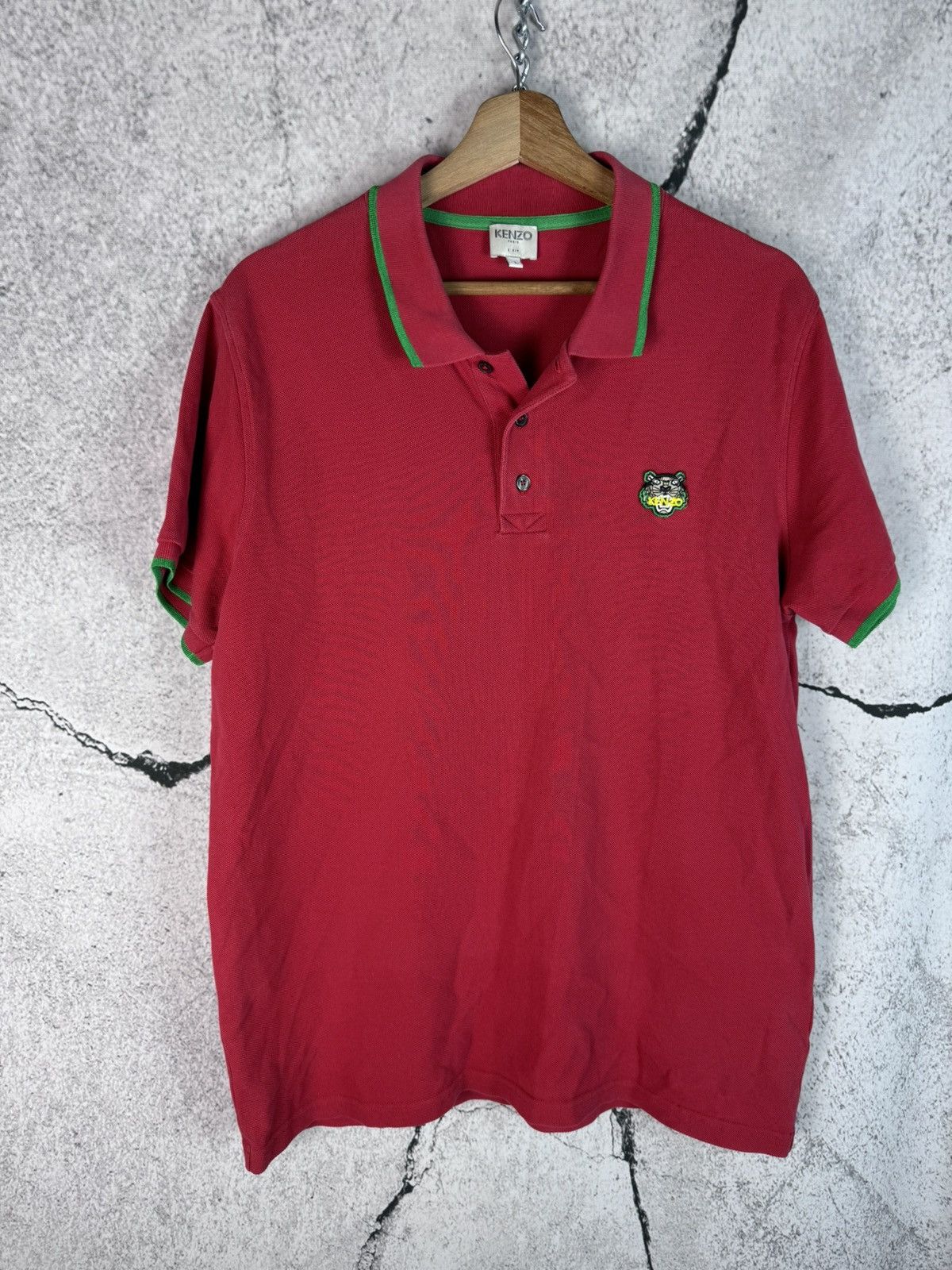 Kenzo Kenzo Logo Polo T Shirt Tee Size US L / EU 52-54 / 3 - 1 Thumbnail