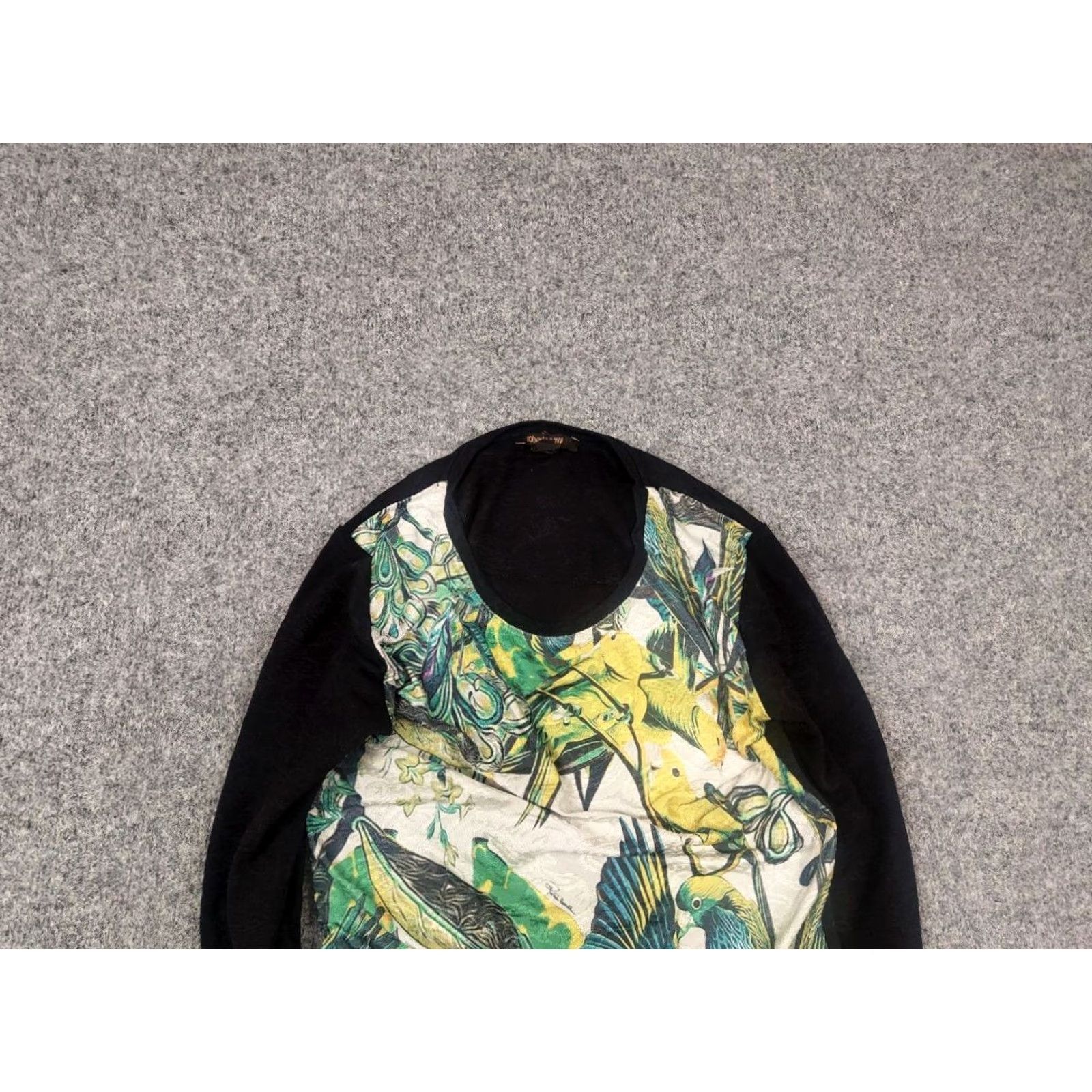 Roberto Cavalli VINTAGE Roberto Cavalli Fitted Midi Dress In Green Logo Long sleeve XL Green Logo 90s Party Cocktail Womens Dress Size XL / US 12-14 / IT 48-50 - 4 Thumbnail