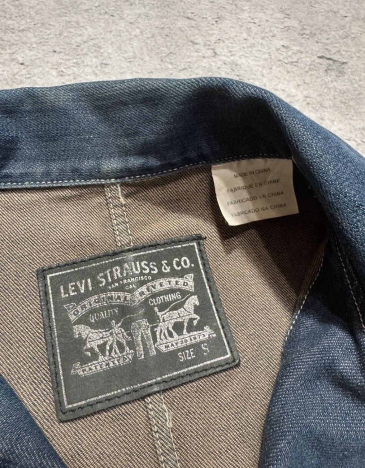 Levi's × Vintage Levi’s track denim jacket multi pocket vintage y2k 90s Size US S / EU 44-46 / 1 - 6 Thumbnail
