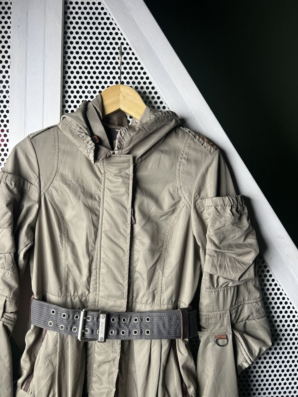 Marithe + Francois Girbaud Marithe Francois Girbaud Belted Cargo Jacket Size US M / EU 48-50 / 2 - 3 Thumbnail