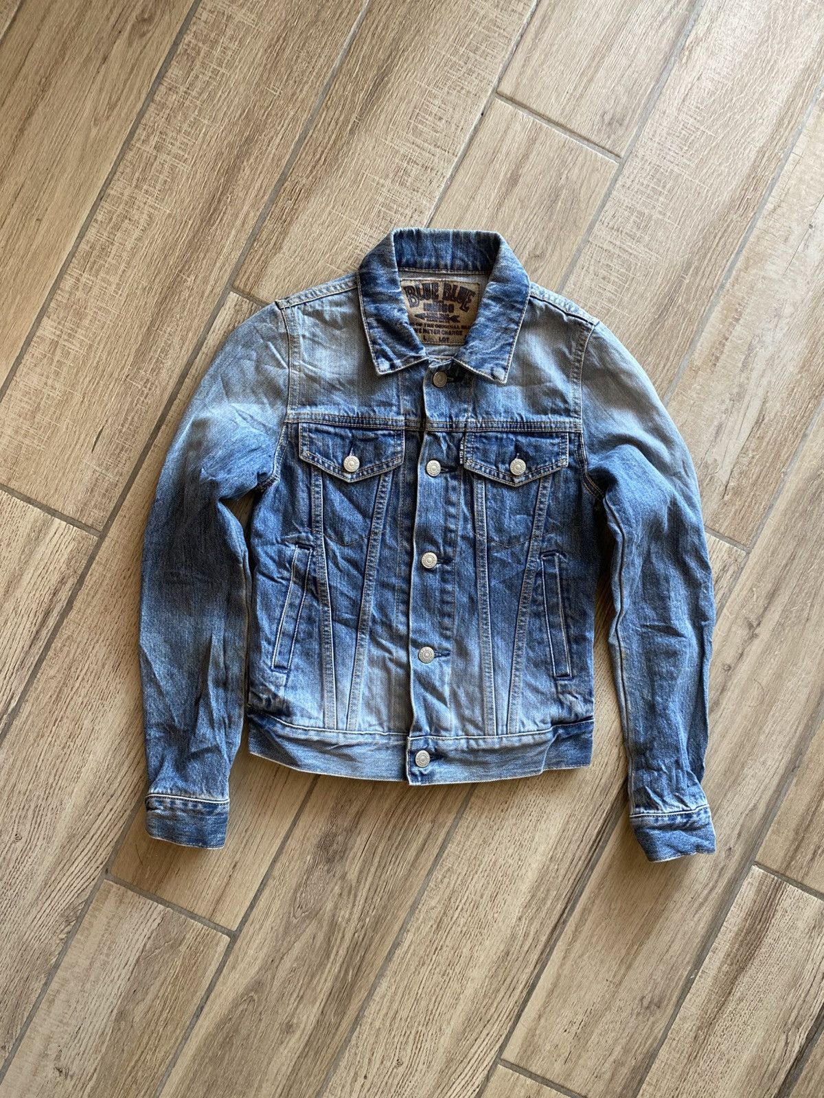 Blue Blue Japan Blue Blue Indigo Denim Jacket Kids Size XXS / US 00 / IT 34 - 1 Thumbnail