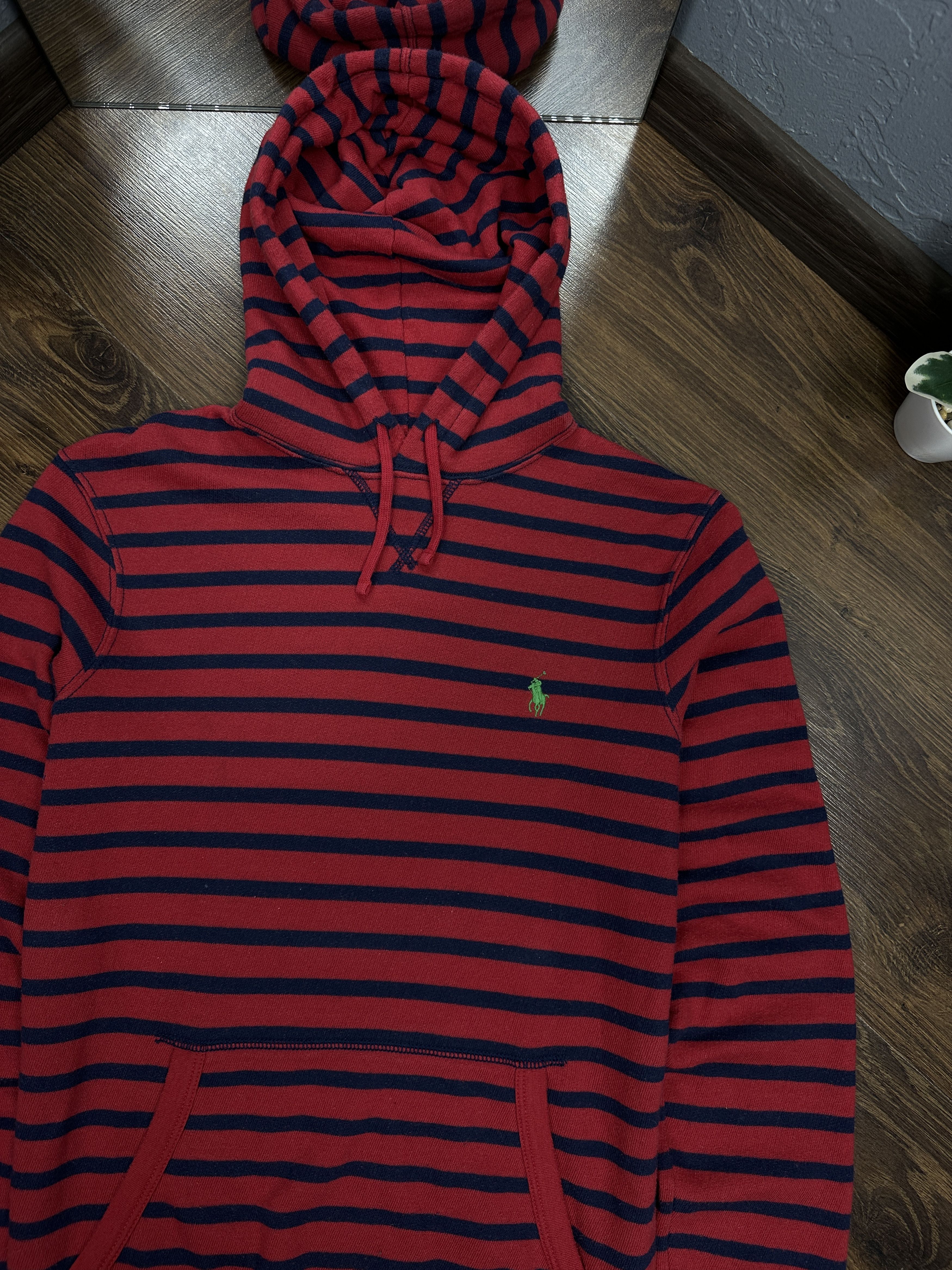 Polo Ralph Lauren Polo Ralph Lauren Vintage Mens Striped Hoodie y2k Size US S / EU 44-46 / 1 - 2 Thumbnail