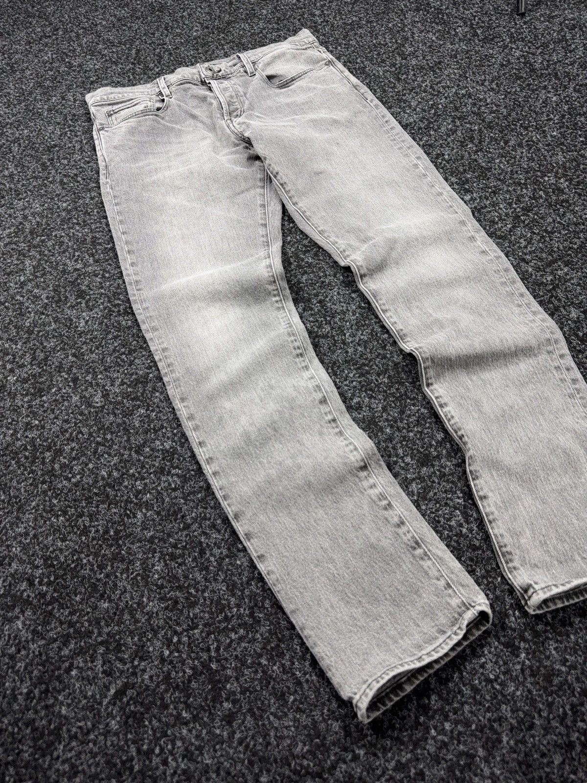 G-Star Y2K G-Star RAW 3301 Slim Faded Grey Denim Jeans W32 L32 Size US 32 / EU 48 - 2 Thumbnail