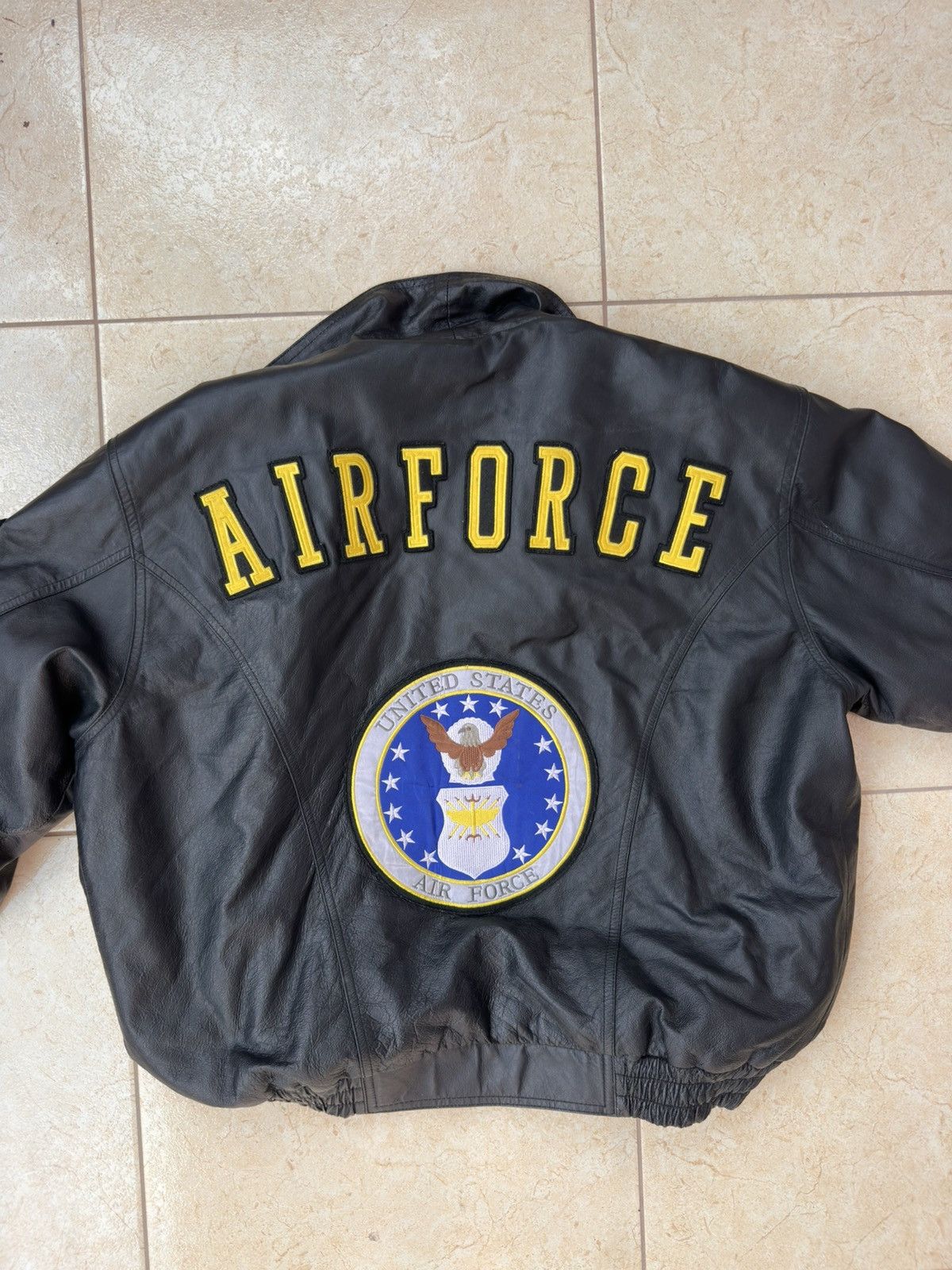 Other Air Force Leather Jacket Size US XL / EU 56 / 4 - 1 Thumbnail