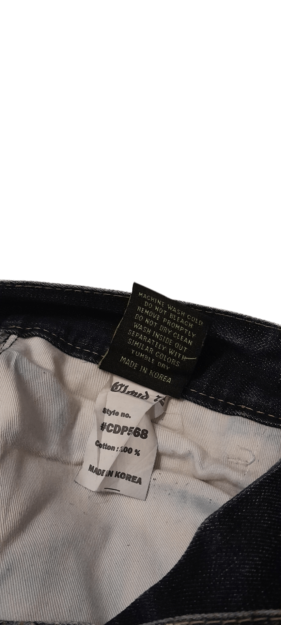 Japanese Brand CLOUD 72 Japan Disstressed Art Denim (S185) waist 33 Size US 33 - 10 Thumbnail