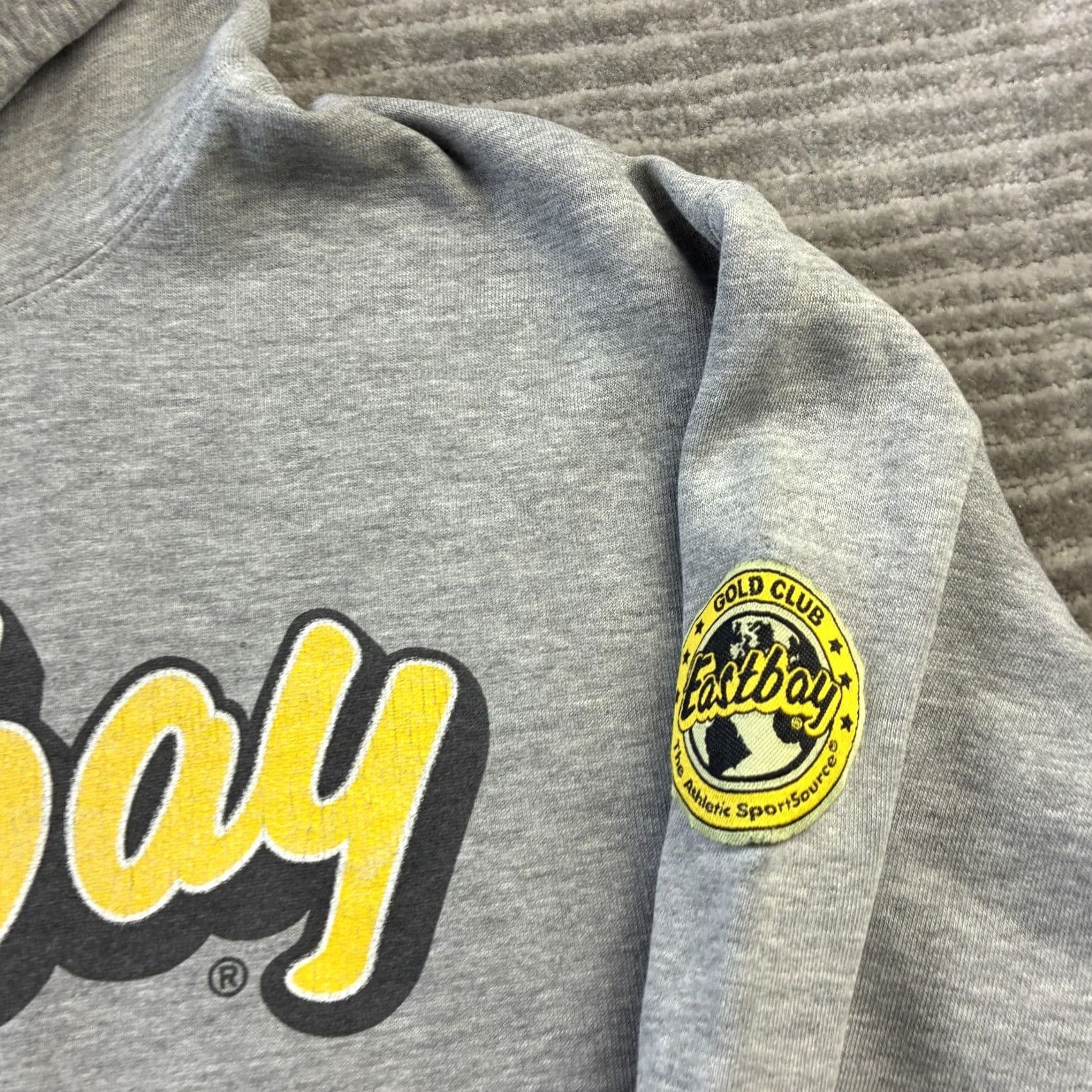 Vintage VINTAGE Eastbay Hoodie Mens M Gray Mail Order Catalog Y2K Size US M / EU 48-50 / 2 - 4 Thumbnail