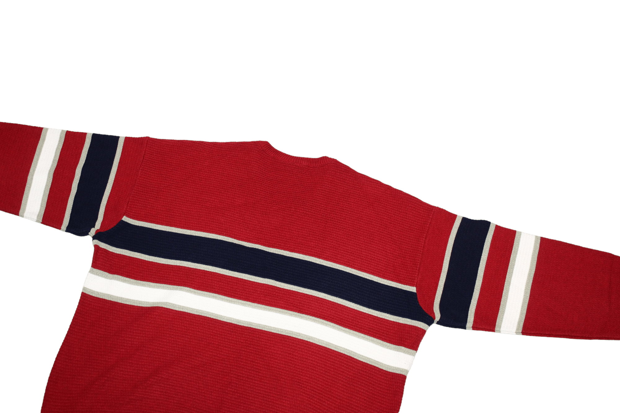 Lacoste VTG 80s Lacoste V-neck Rib Knit Acrylic Cotton Jumper Size US XL / EU 56 / 4 - 12 Thumbnail