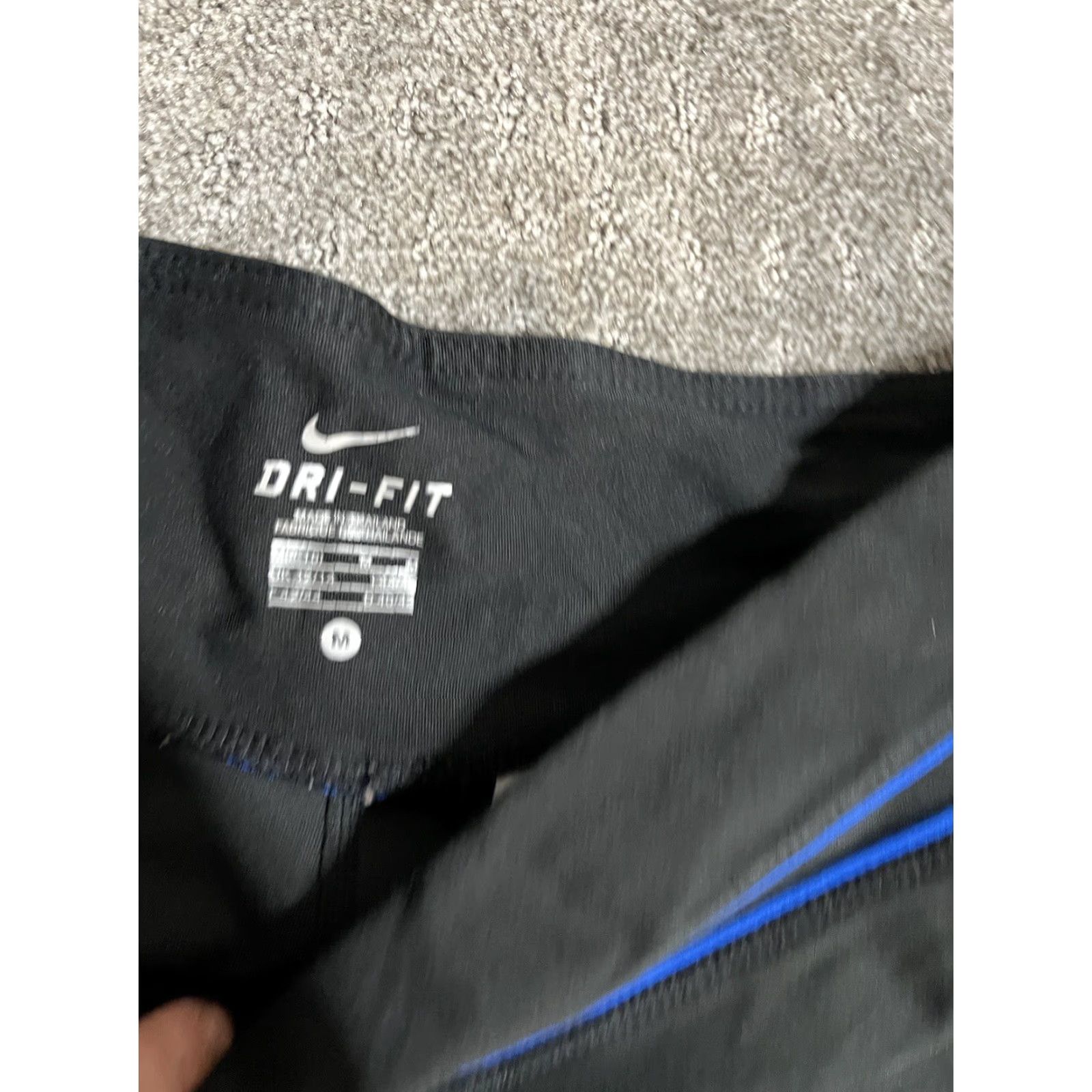 Nike Nike Joggers Women’s Medium Black Wide Leg Polyester Size 32" / US 10 / IT 46 - 6 Thumbnail