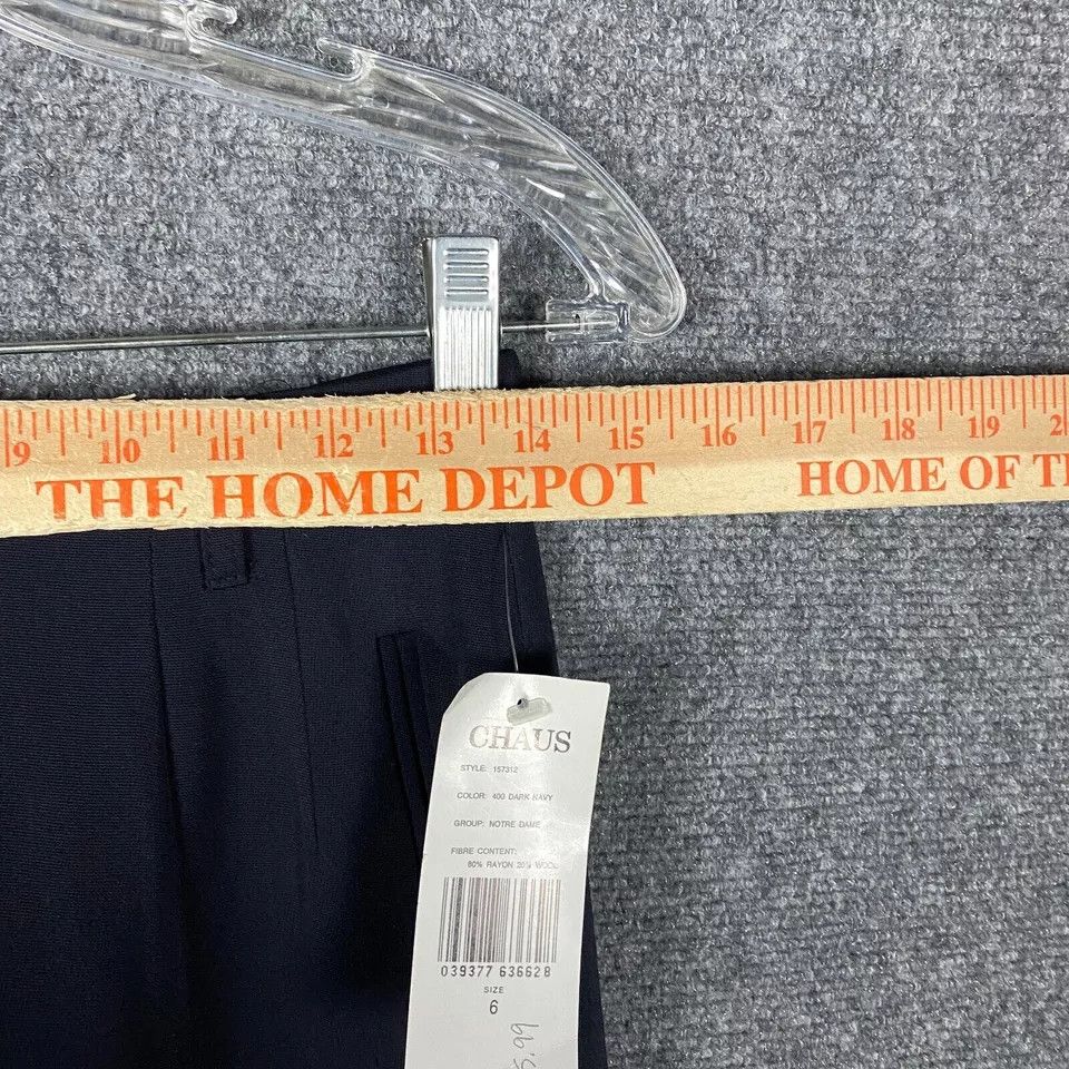 Other Chaus Pants Women's Size 6 Trousers NWD Rayon Wool Blend Size 28" / US 6 / IT 42 - 5 Thumbnail