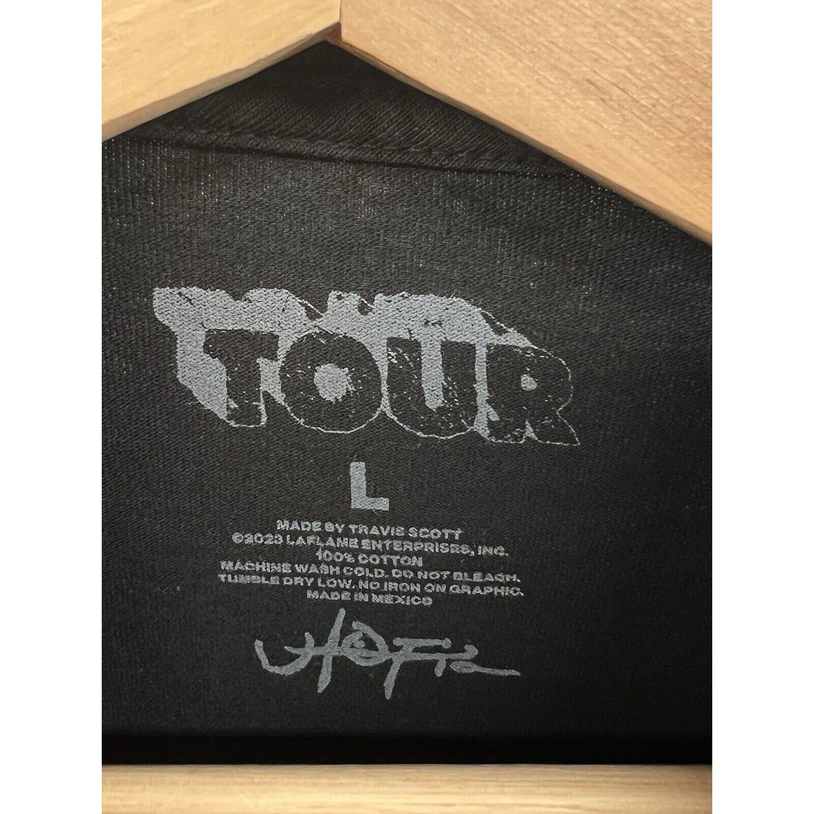 Travis Scott Utopia Tour Circus Maximus 2024 Delestro Echos T-Shirttra Size US L / EU 52-54 / 3 - 3 Thumbnail