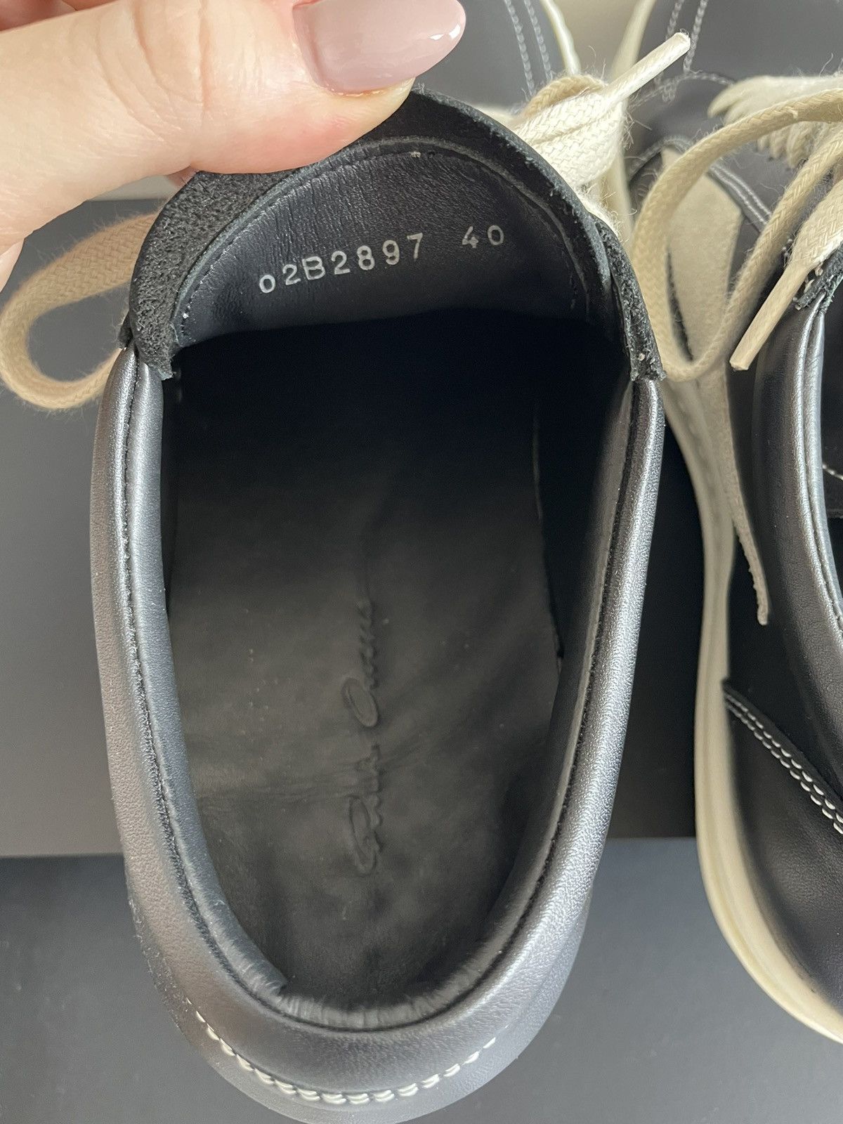Rick Owens Rick Owens | Vintage Leather Vans 0282897 Size US 7 / EU 40 - 9 Thumbnail