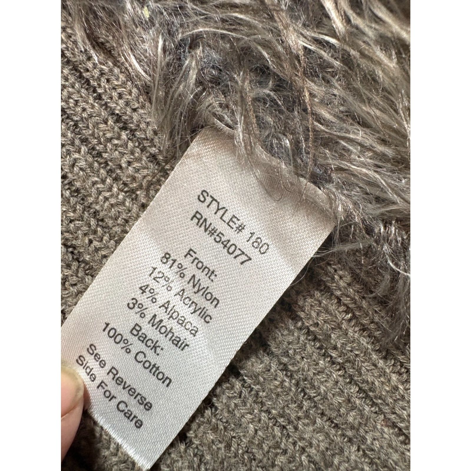 Vintage CAbi Jacket Open Front Womens S Faux Fur Sleeveless Gray Jacket Womens Small Open Front Gray CAbi Sleeveless Animals Theme Limited Open Front Size S / US 4 / IT 40 - 5 Thumbnail