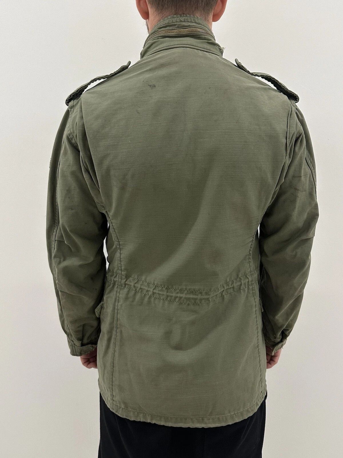 Vintage Vintage 1970s US Air Force Jacket M65 Scovill Zip Army