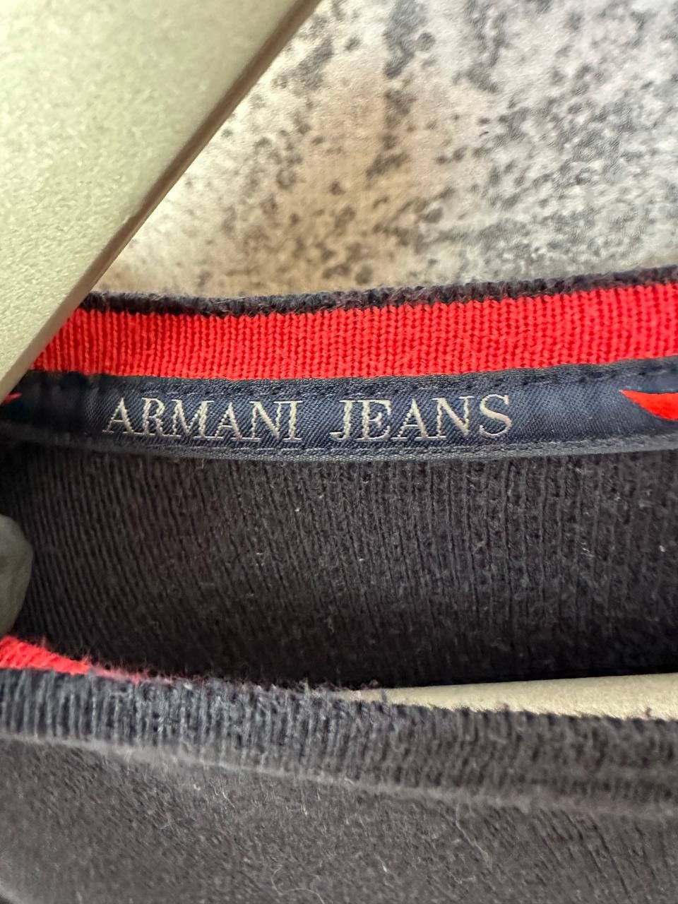 Armani Armani Jeans Vintage Sweater Navy Jumper Stripes Pullover Size US XL / EU 56 / 4 - 10 Thumbnail