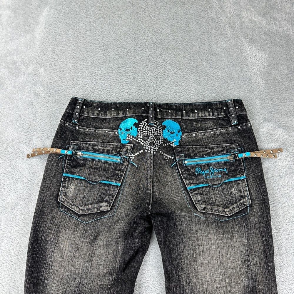 Pepe Jeans Pepe Jeans Low Rise Y2K Style Boot Cut Jeans Women’s Size 2 Size 28" / US 6 / IT 42 - 6 Thumbnail