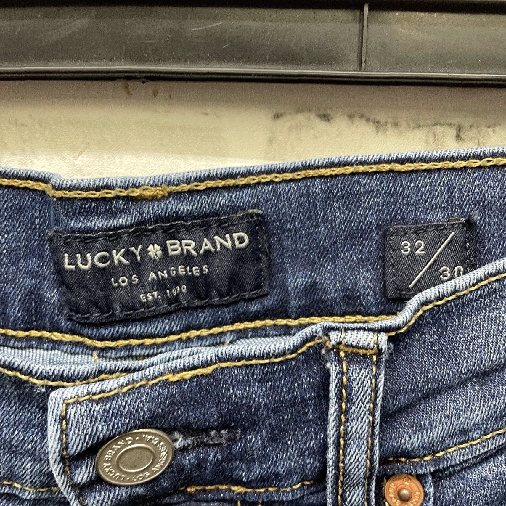 Lucky Brand LUCKY BRAND 221 Straight Jeans Mens Size 32x30 Blue Size US 32 / EU 48 - 4 Thumbnail
