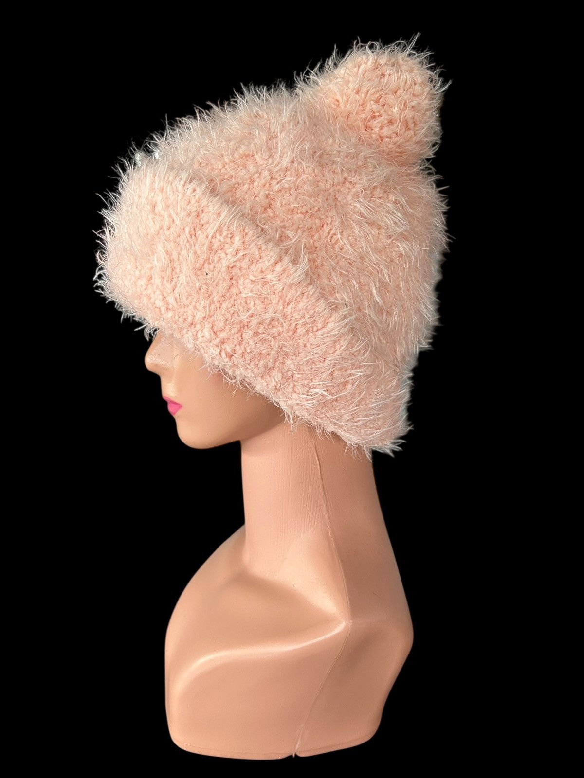 Kapital Mohawk Japanese Style Fur Hairy Beanie Hats Size ONE SIZE - 2 Thumbnail