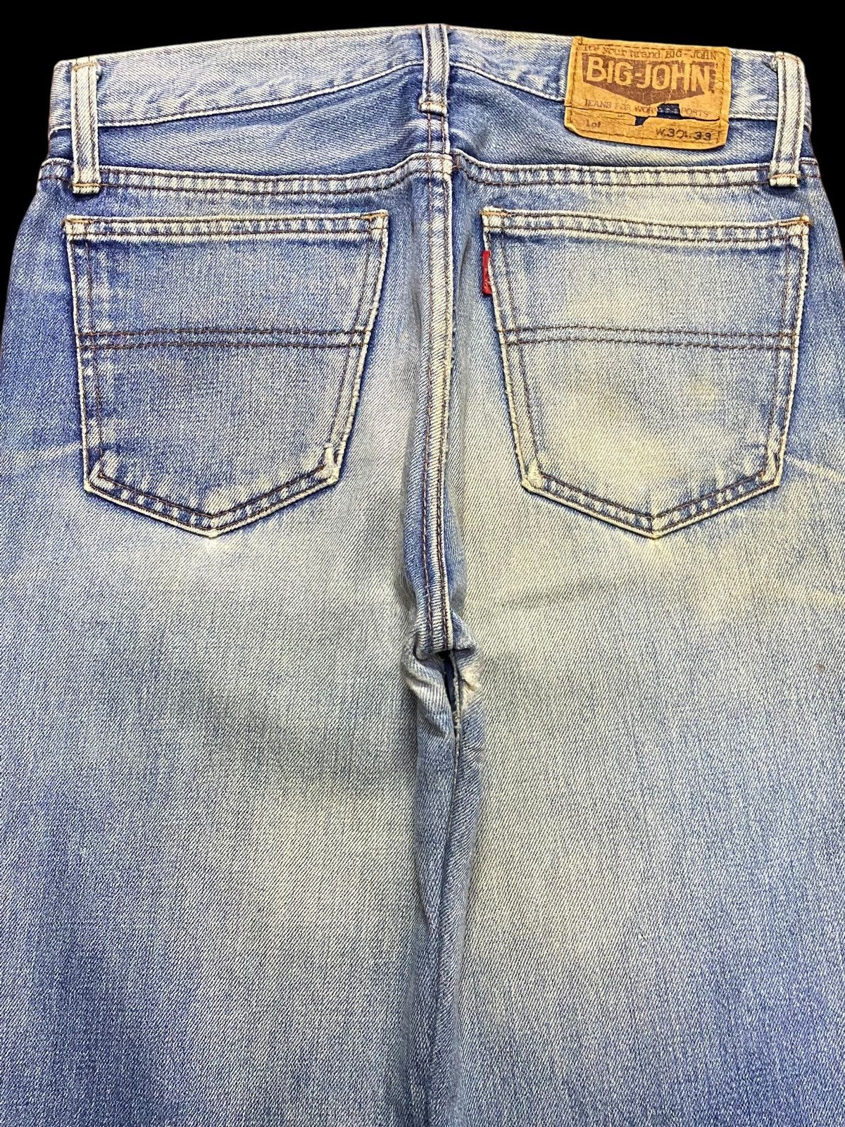 Big John Vintage Big John Mud Wash Distressed Loose Jeans Size US 29 - 4 Thumbnail
