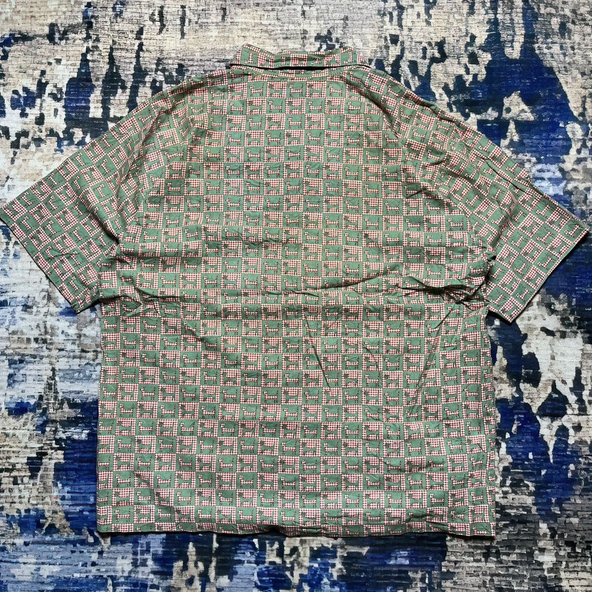 Christian Dior Monsieur 🔥Vintage Christian Dior Cat Monogram Shirt Button Up Y2K Size US L / EU 52-54 / 3 - 3 Thumbnail
