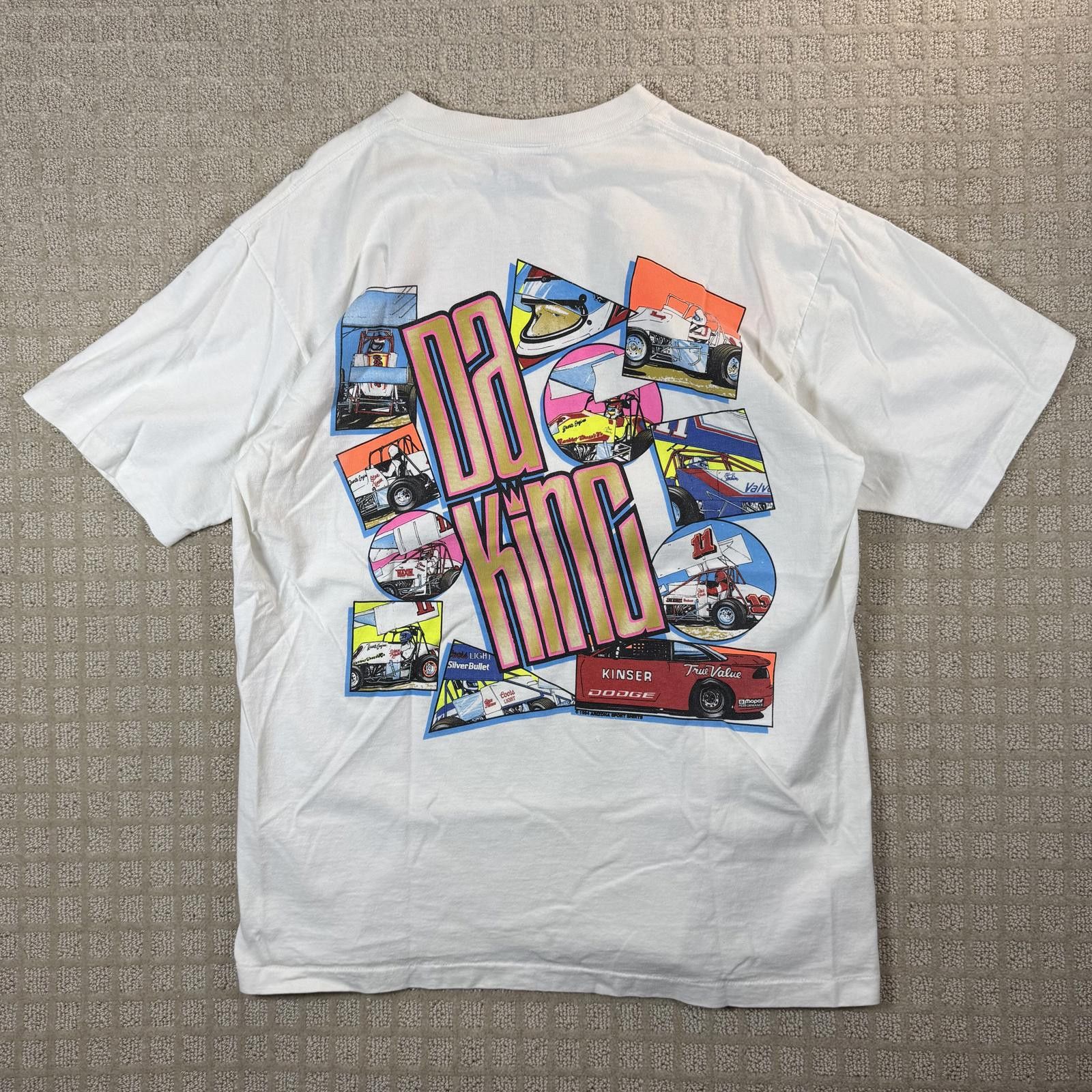 All Sport Vintage Steve Kinser Sprint Car Racing Tee USA L Size US L / EU 52-54 / 3 - 6 Thumbnail