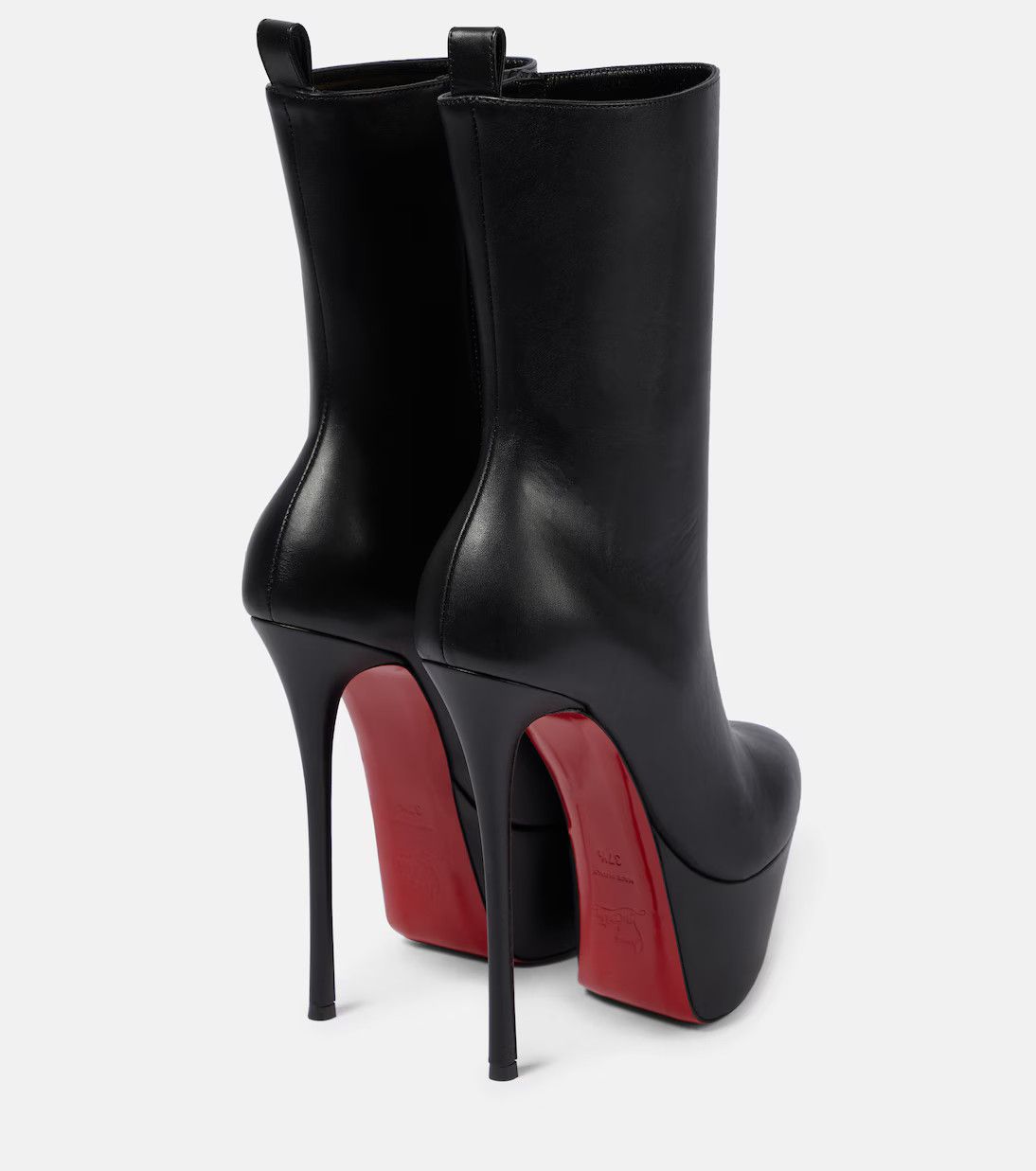 Christian Louboutin o1s1wg111224 Dolly Booty Alta 160 Calf in Black Size US 7.5 / IT 37.5 - 3 Thumbnail