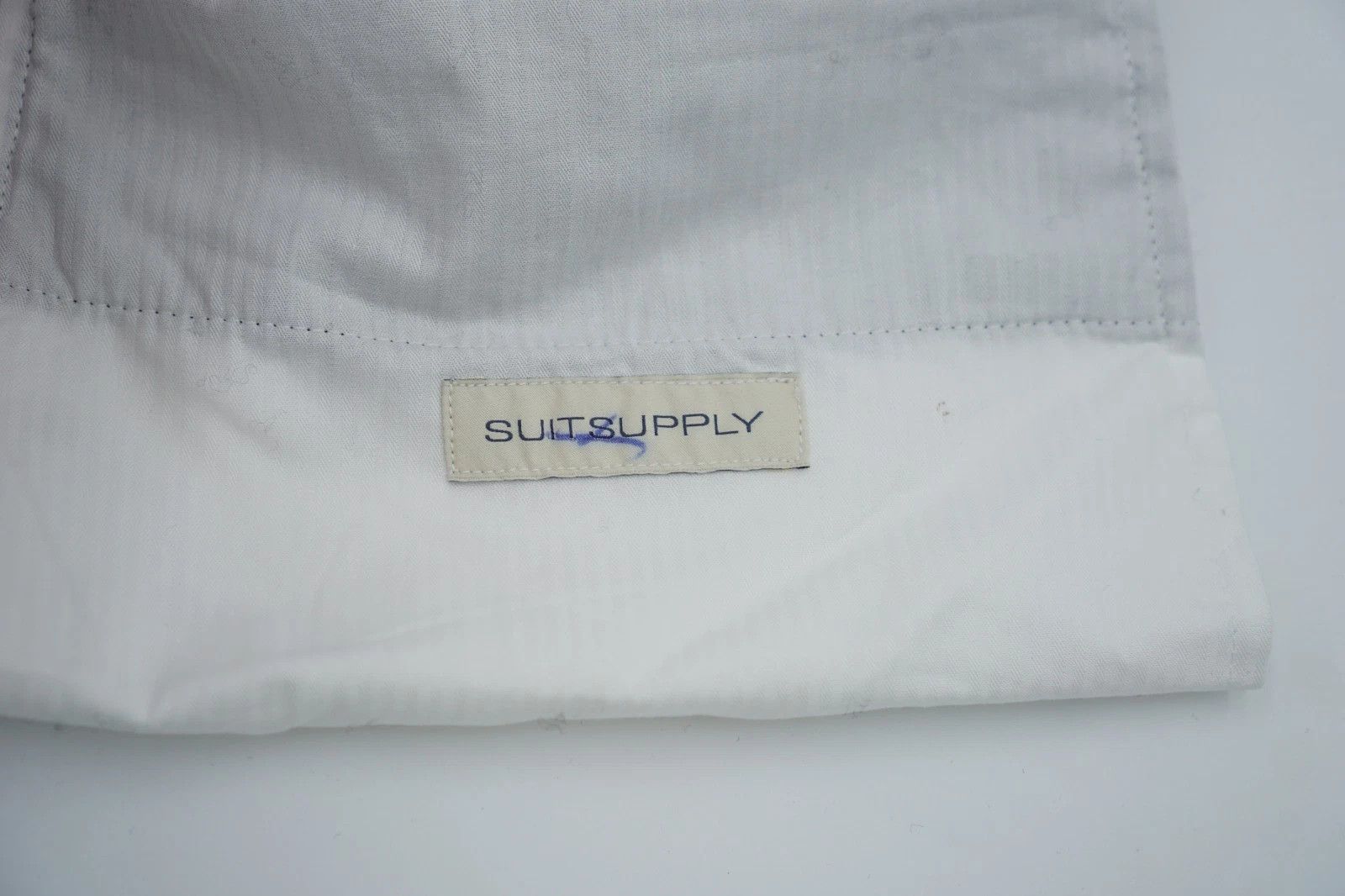 Suitsupply Men Suitsupply Pants Navy Blue Wool Brescia Reda 106 US44L Size 44L - 5 Thumbnail