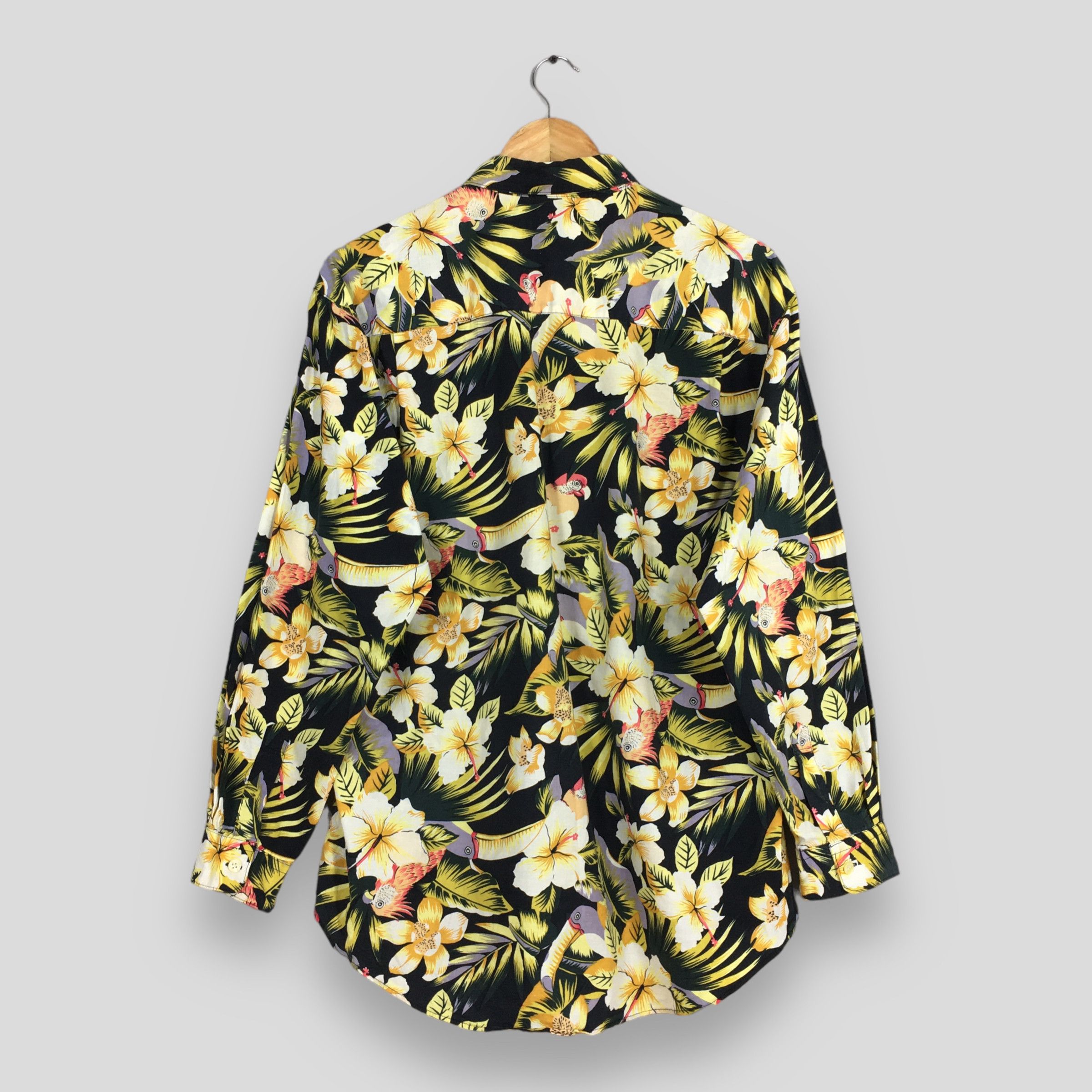 Vintage Vintage Parrots Flower Tropical Hawaii Shirt Medium Size US M / EU 48-50 / 2 - 8 Thumbnail