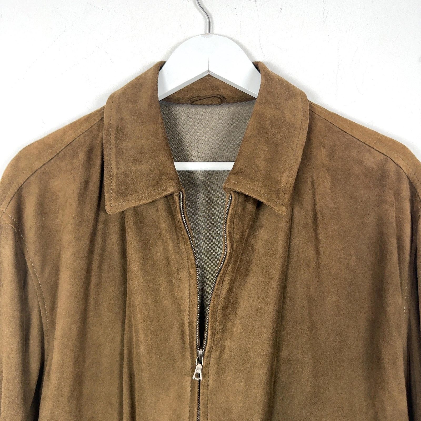 Z Zegna Zegna Suede Zip-Up Jacket Size US M / EU 48-50 / 2 - 2 Thumbnail