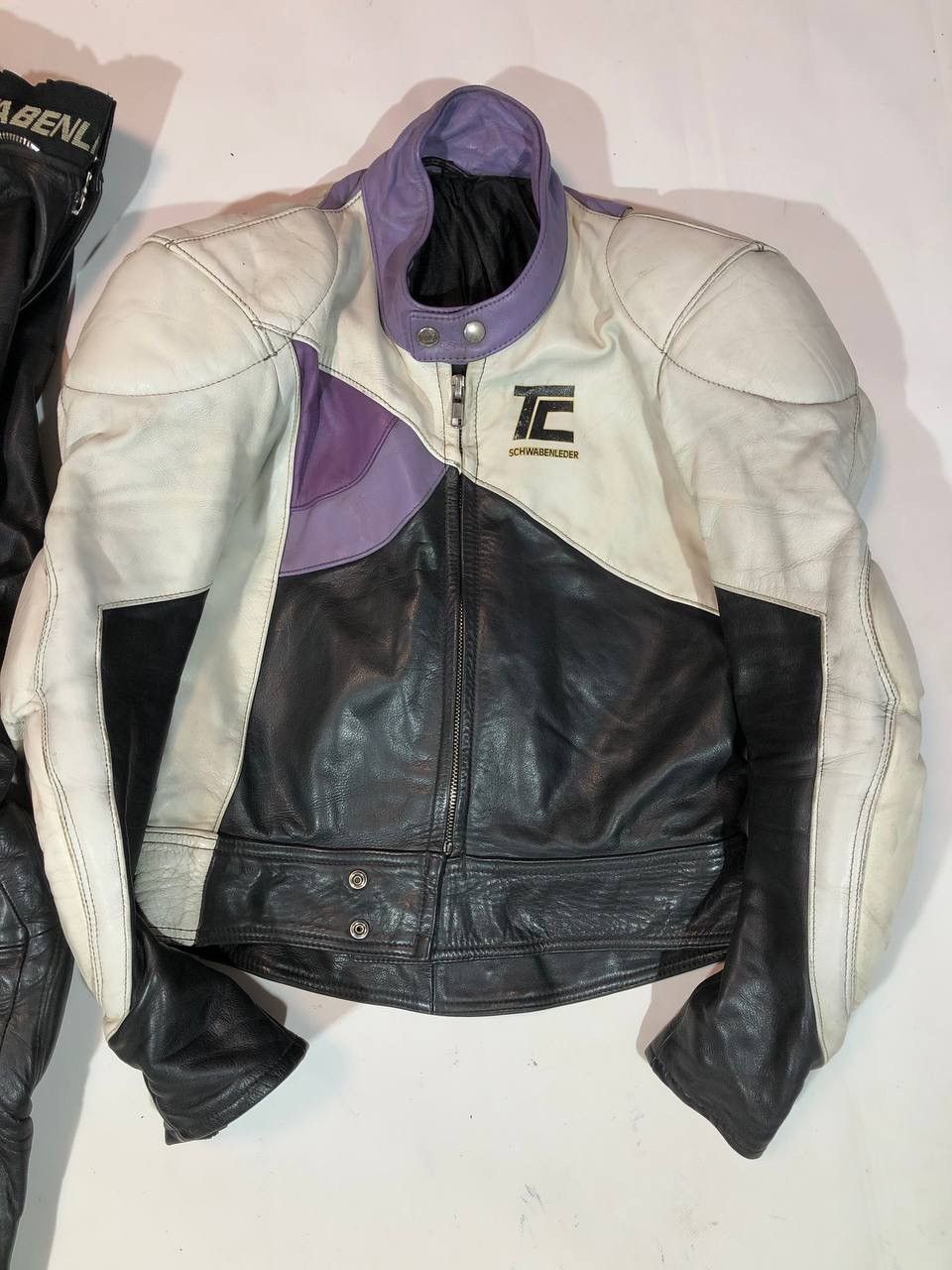 Sports Specialties Schwabenleder Racing Moto Track Suit Leather Vintage Size US L / EU 52-54 / 3 - 2 Thumbnail