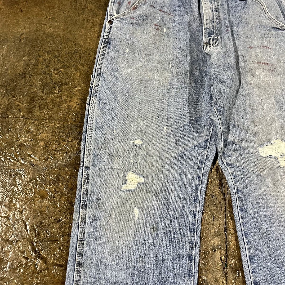Carhartt × Vintage × Wrangler Carhartt Style Y2K Wrangler Carpenter Jeans Baggy Skater Size US 34 / EU 50 - 5 Thumbnail