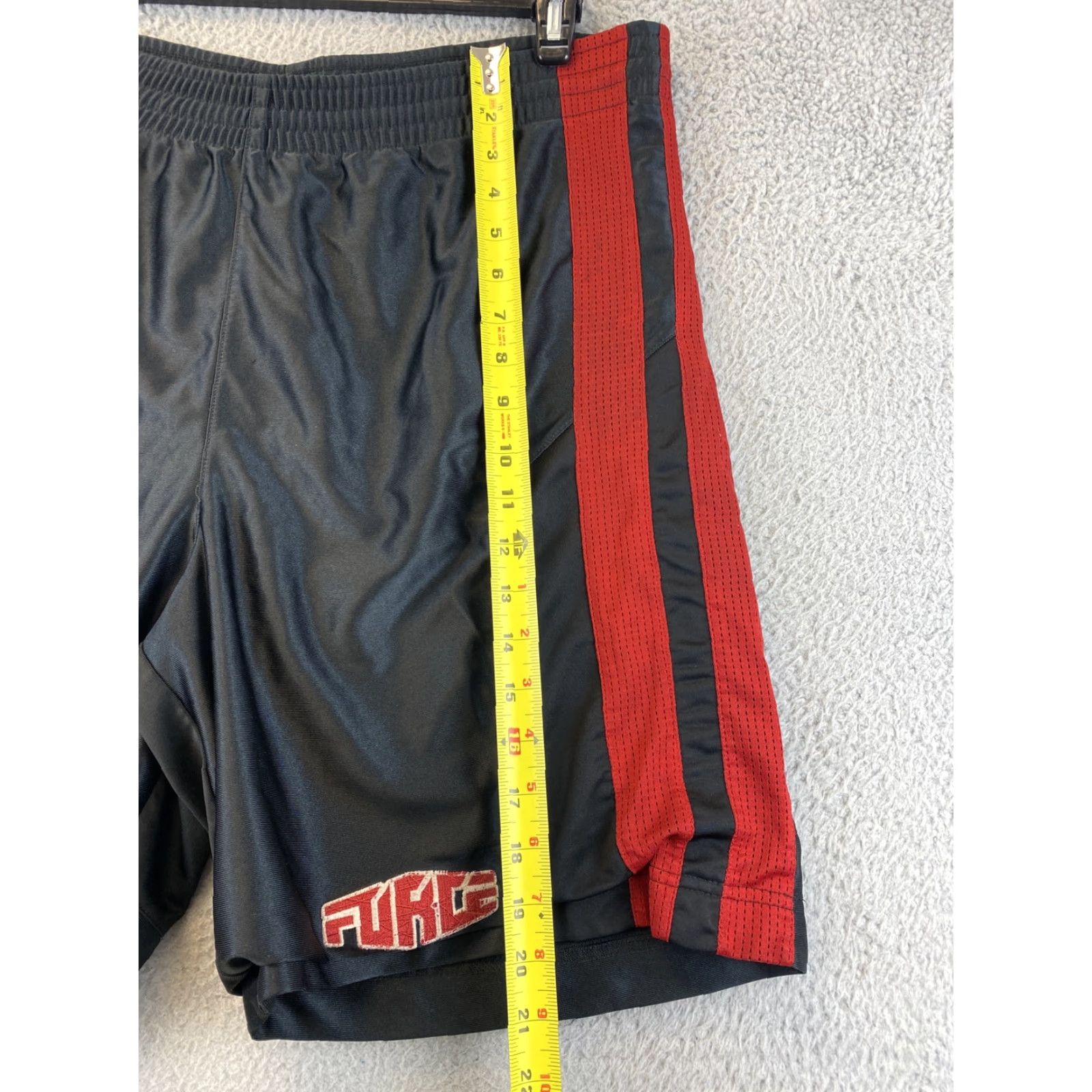 Nike Nike Dri-Fit Lined Basketball Shorts 10” Black Red Men’s Size Medium / 78-56 Size US 31 - 5 Thumbnail