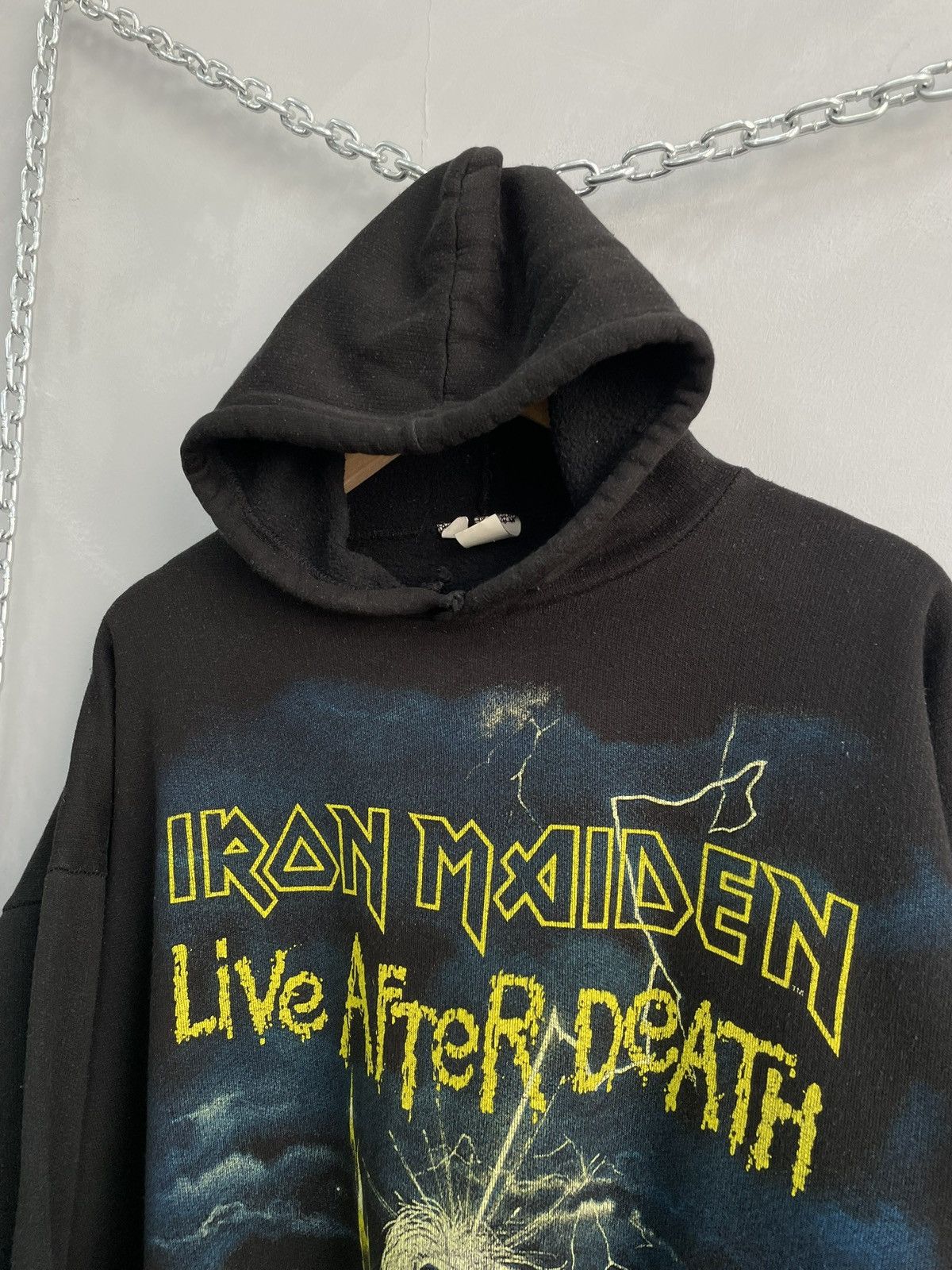 Iron Maiden Archive 90s Iron Maiden tour licensed hoodie Size US XL / EU 56 / 4 - 4 Thumbnail