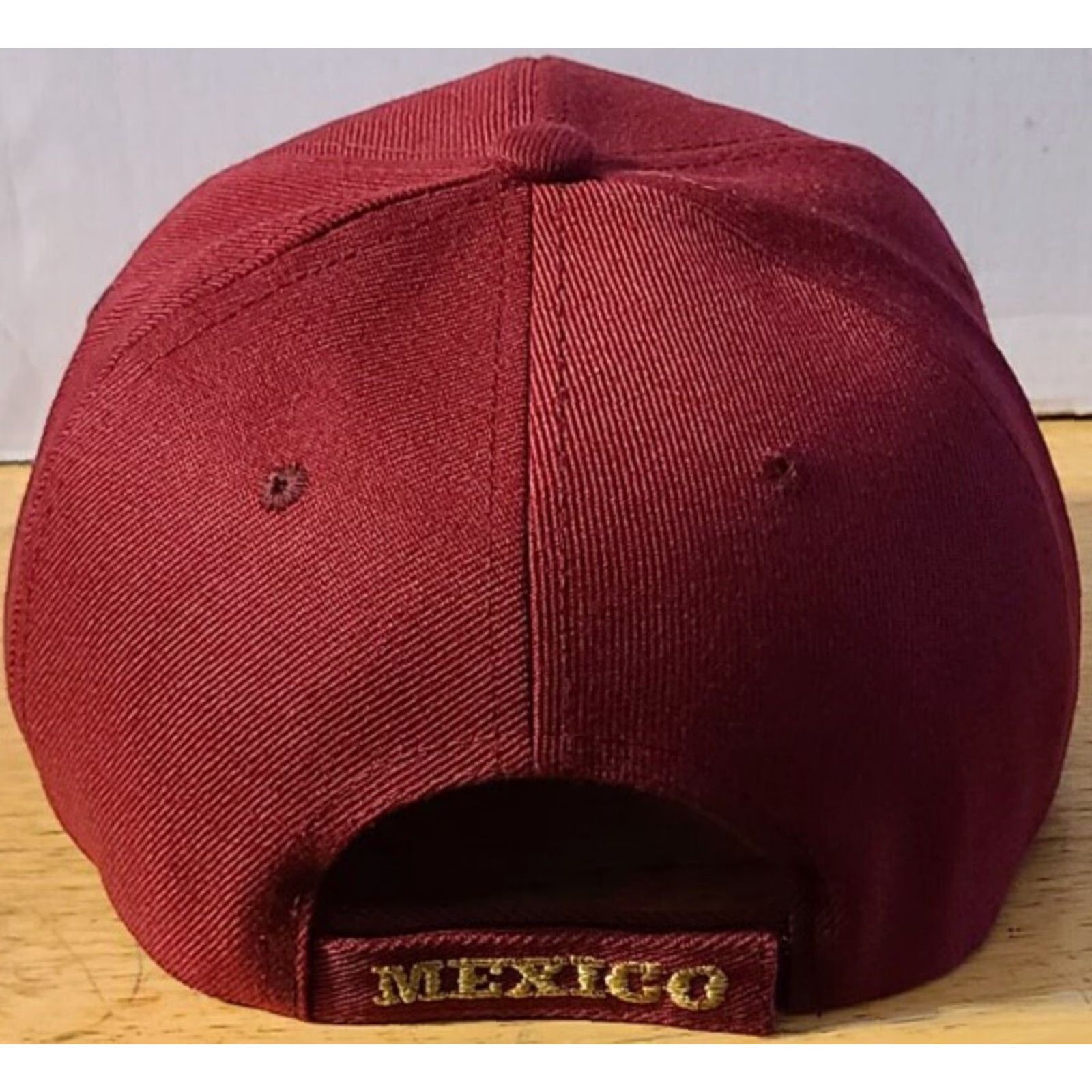 Vintage HECHO EN MEXICO MEXICAN EAGLE BASEBALL CAP BURGUNDY MEXICO HECHO EAGLE BASEBALL CAP MEXICAN BURGUNDY EN Size ONE SIZE - 3 Thumbnail