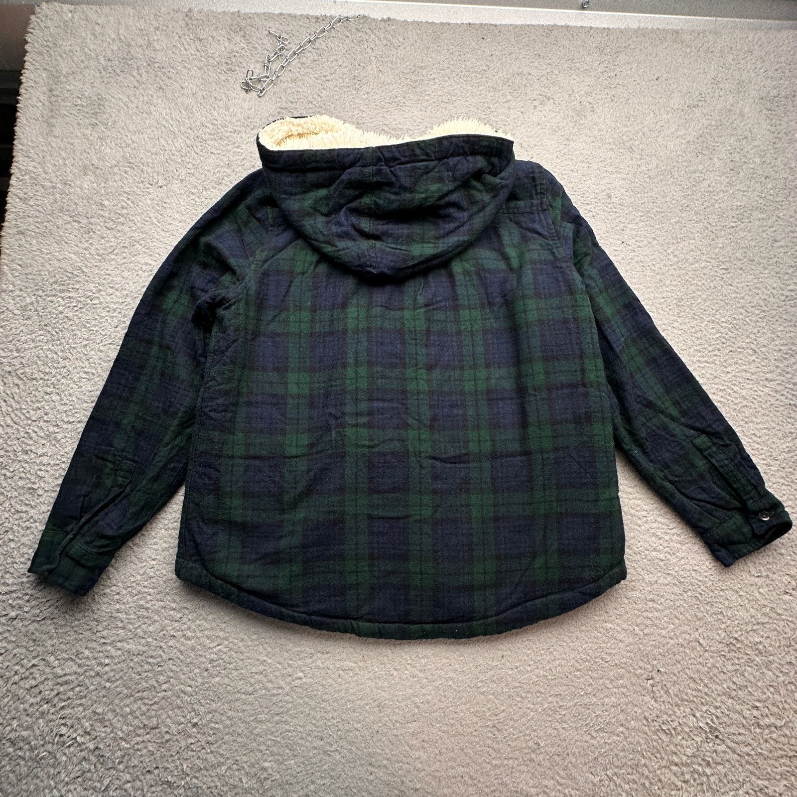 L.L. Bean LL Bean Plaid Flannel Sherpa-Lined Zip Hoodie Jacket Women M Size M / US 6-8 / IT 42-44 - 8 Thumbnail